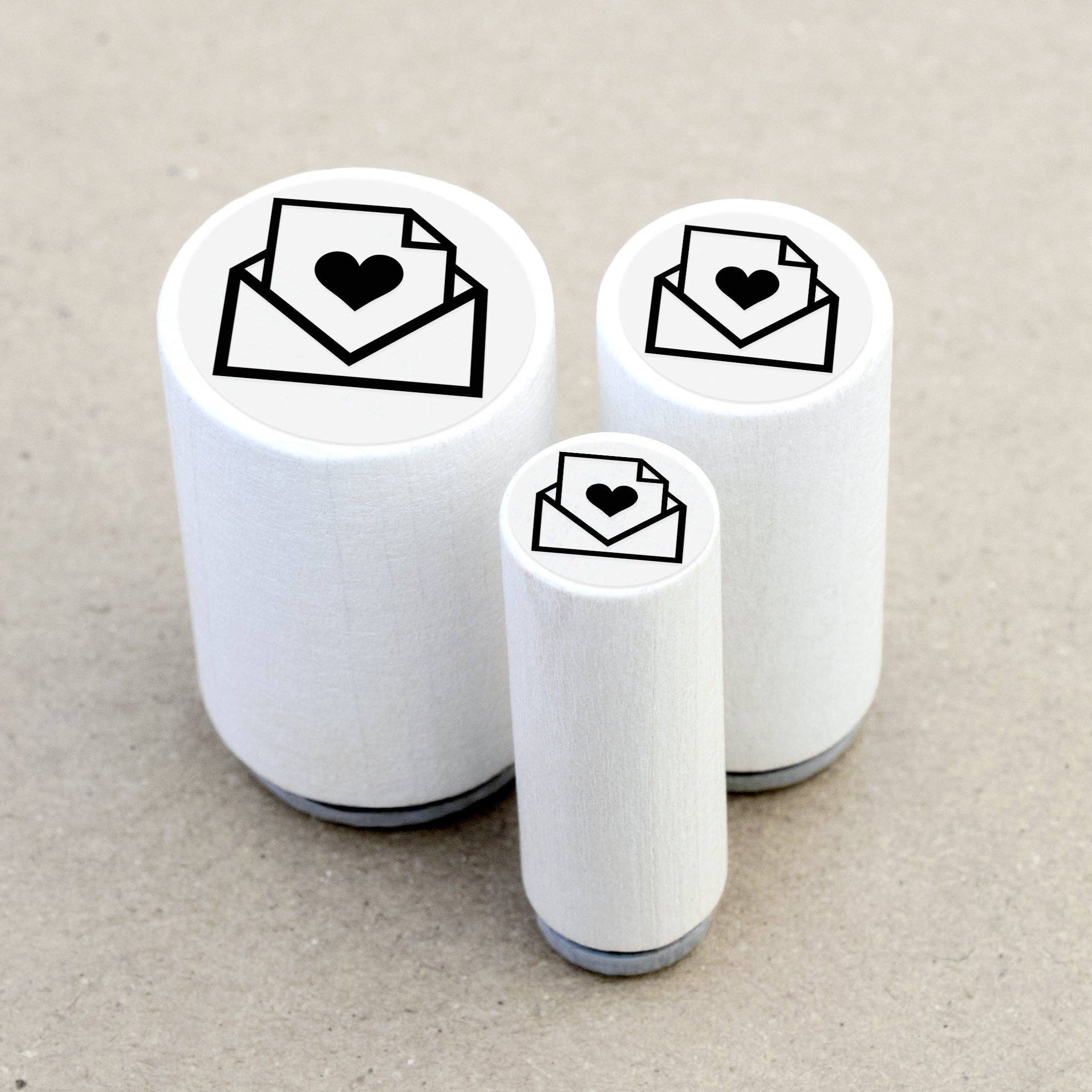MINI RUBBER STAMP // LOVE LETTER