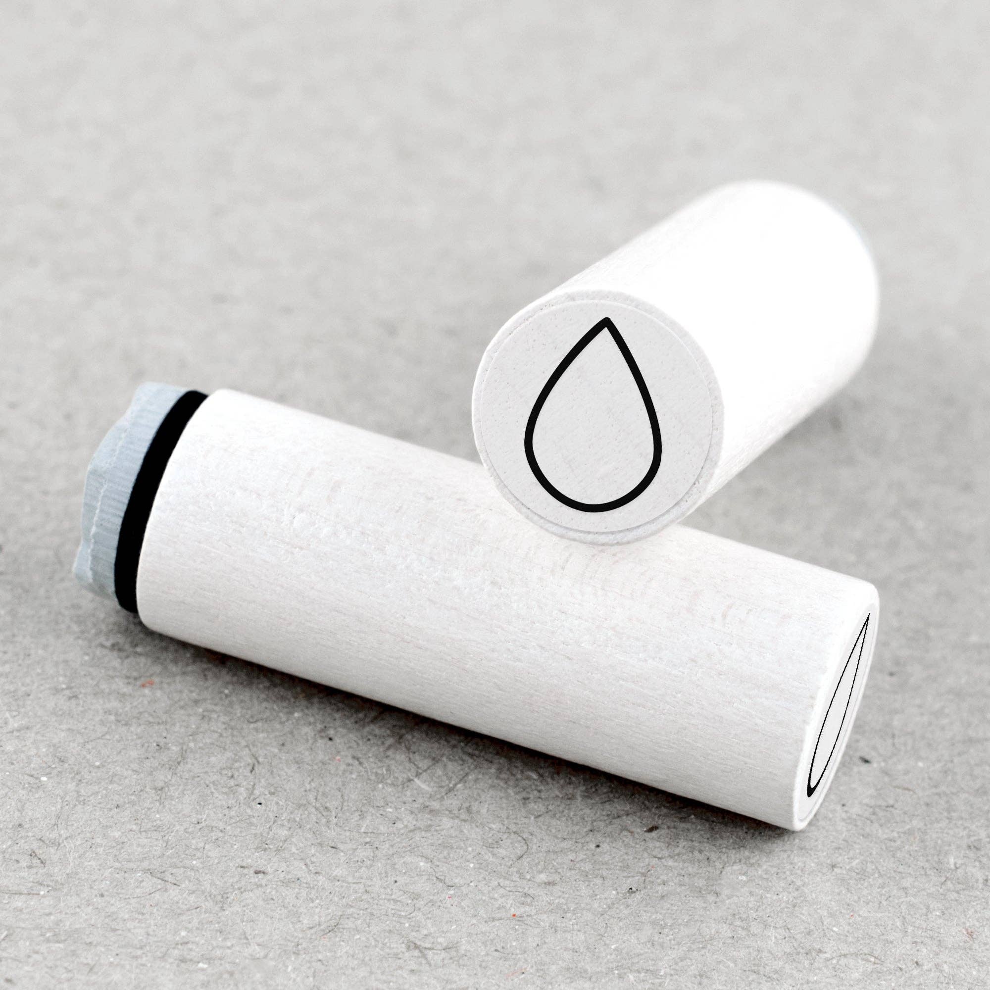 MINI RUBBER STAMP // TEARDROP