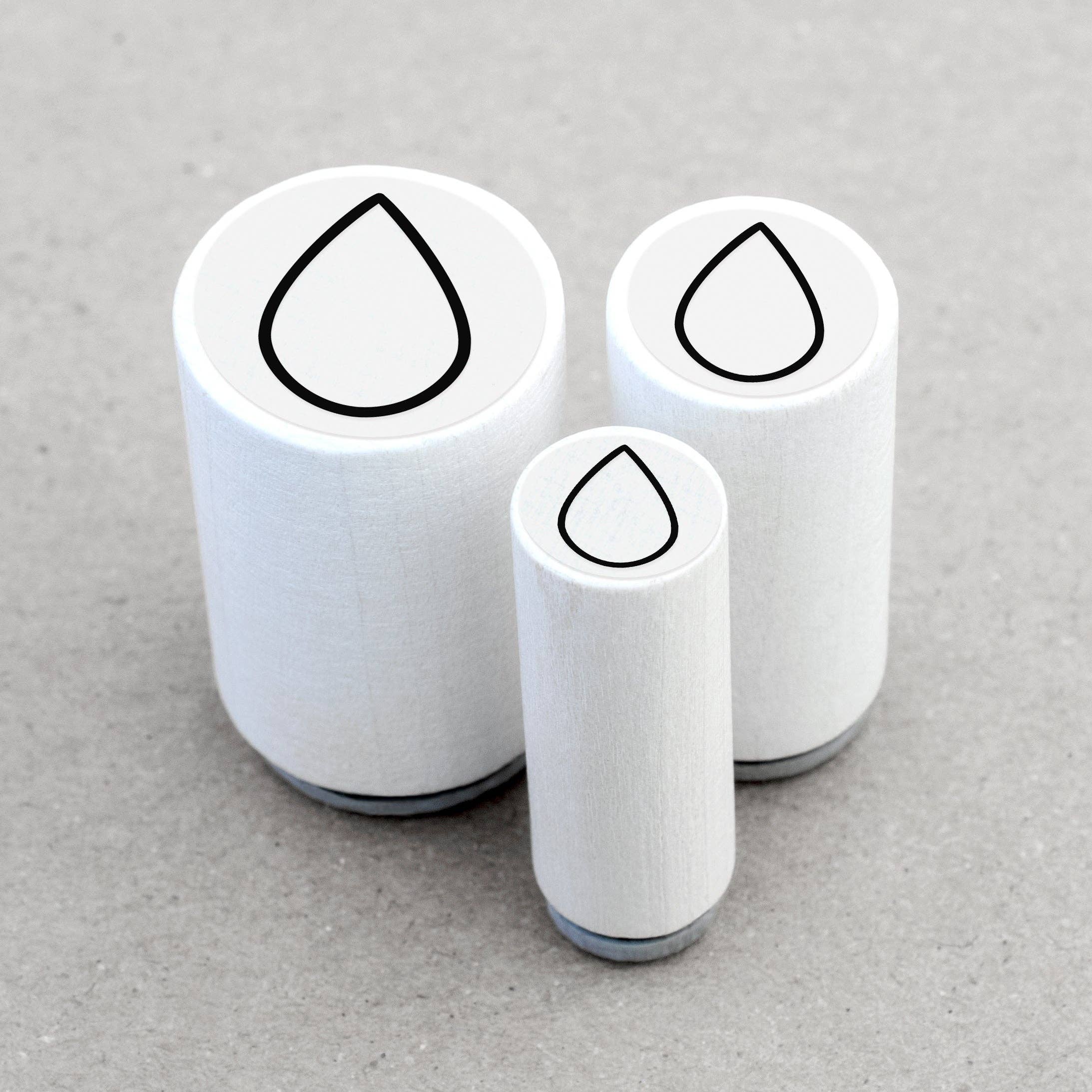 MINI RUBBER STAMP // TEARDROP