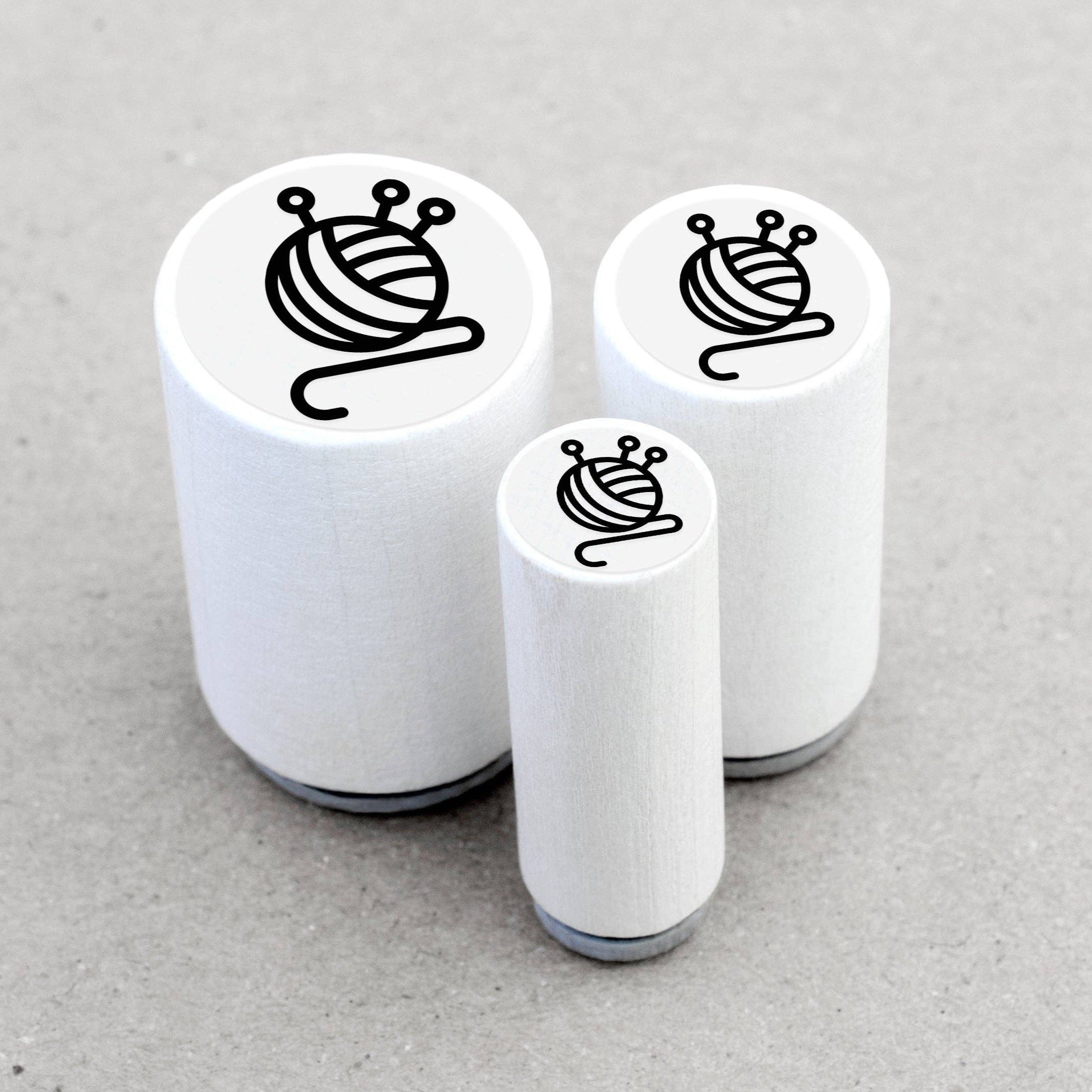 MINI RUBBER STAMP // YARN