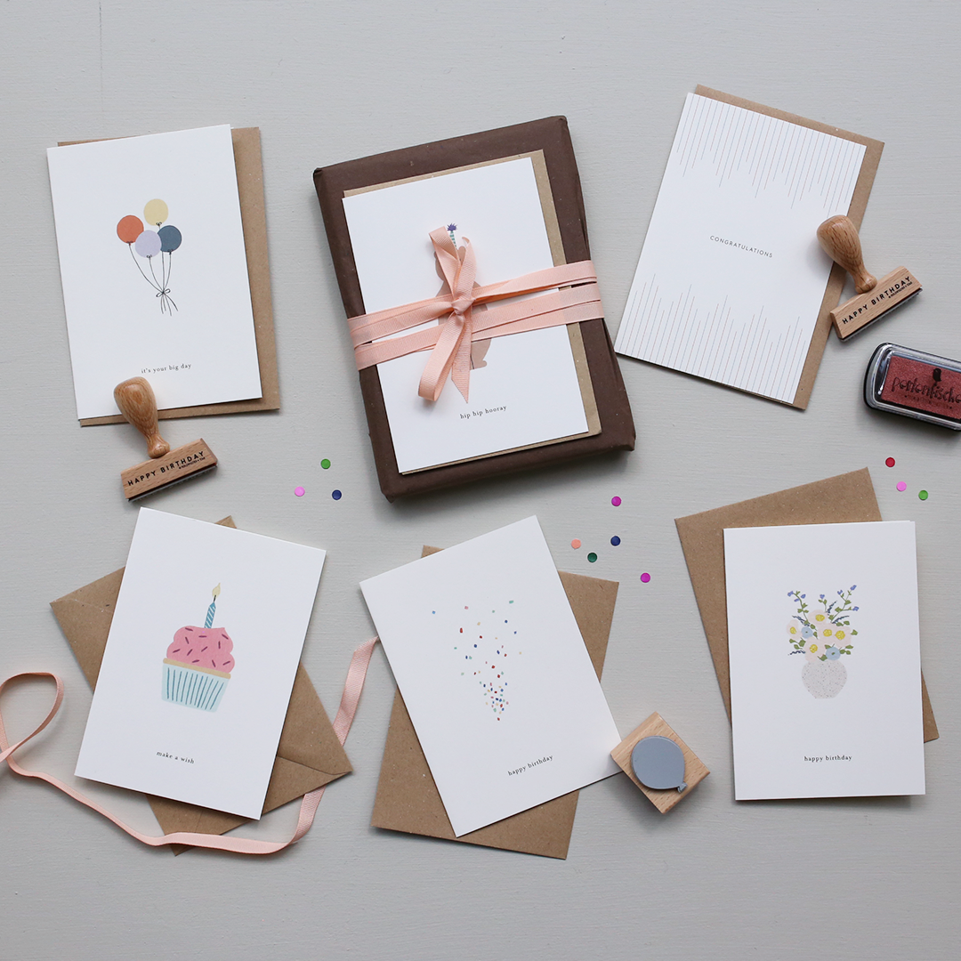 GREETING CARD BUNDLE OF 6 // BIRTHDAY
