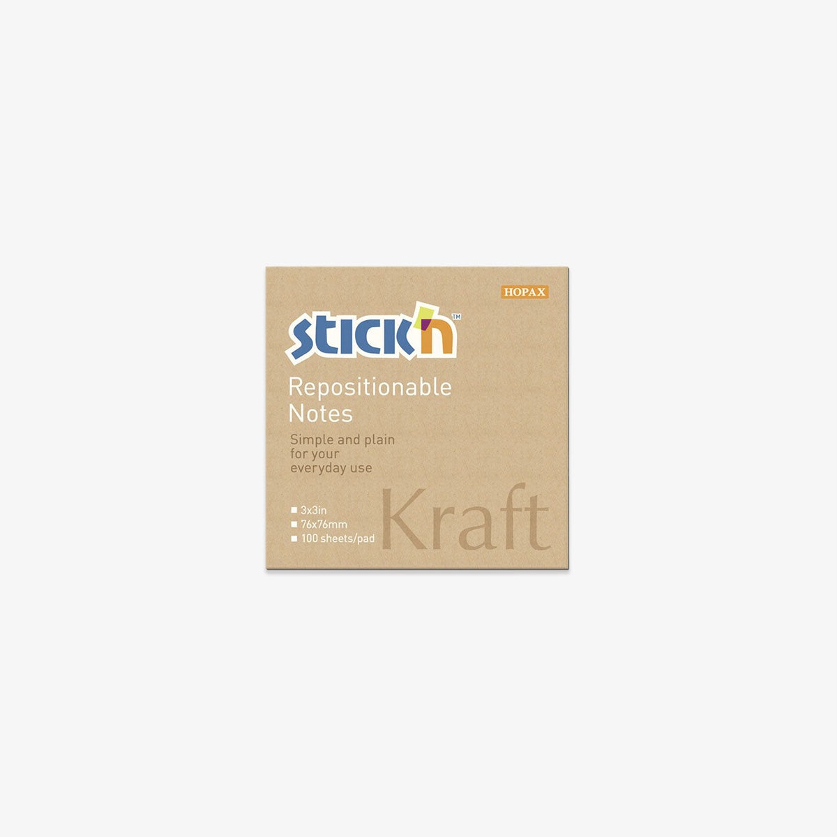 STICK'N KRAFT STICKY NOTES // SQUARE