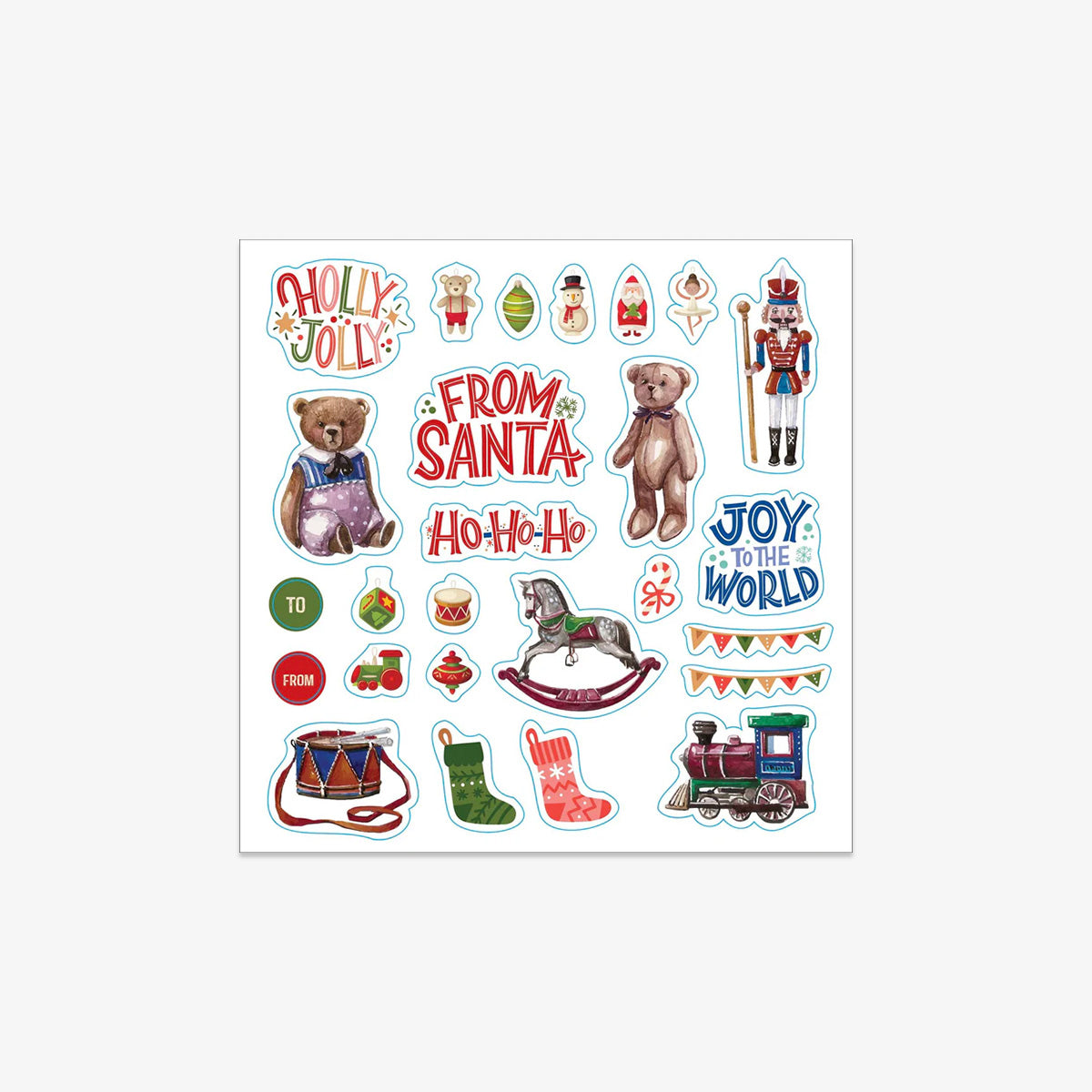 STICKER BOOK // MERRY & BRIGHT CHRISTMAS