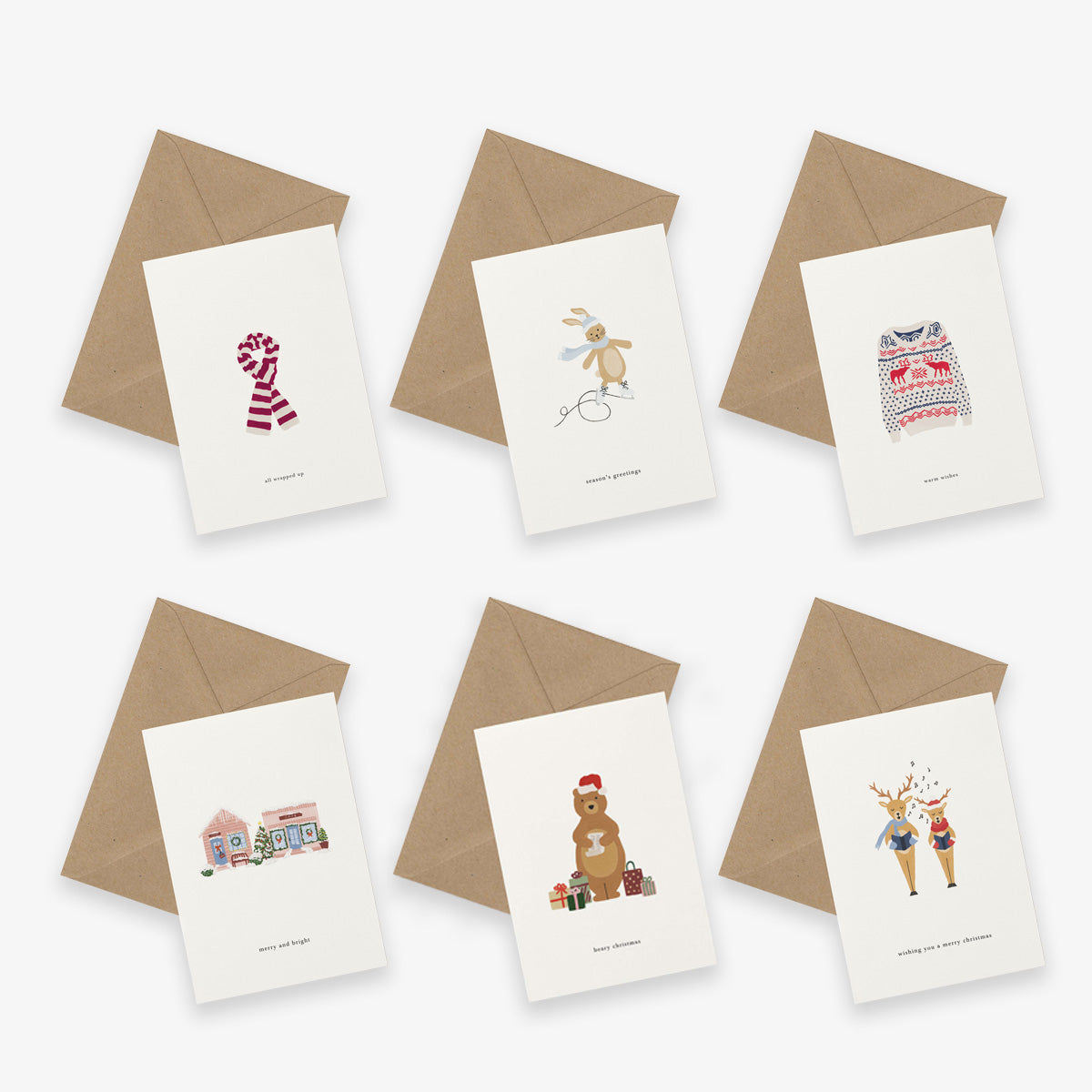 GREETING CARD BUNDLE OF 6 // CHRISTMAS II