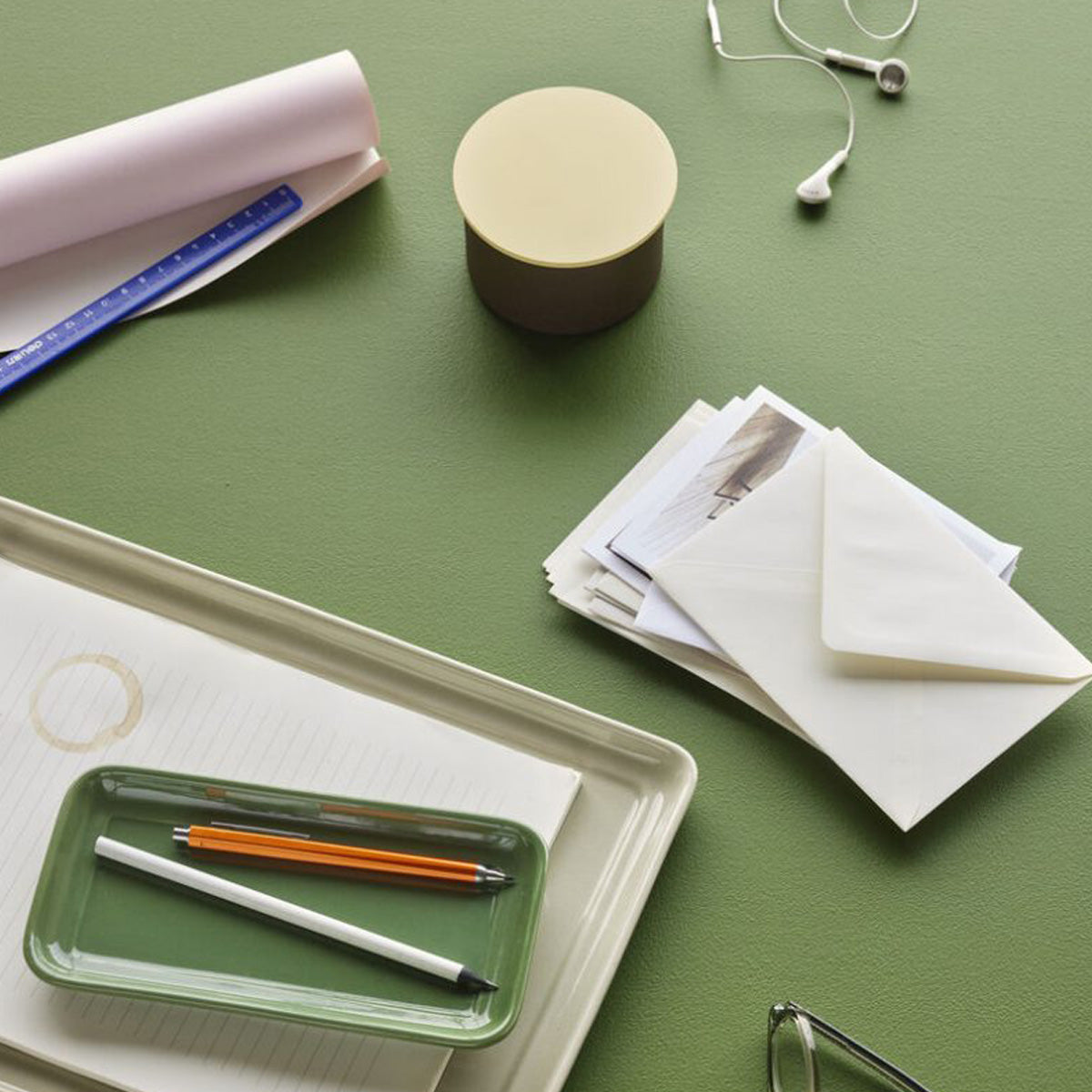 HÜBSCH DISTRICT OPBEVARINGSKASSE // BRUN GUL