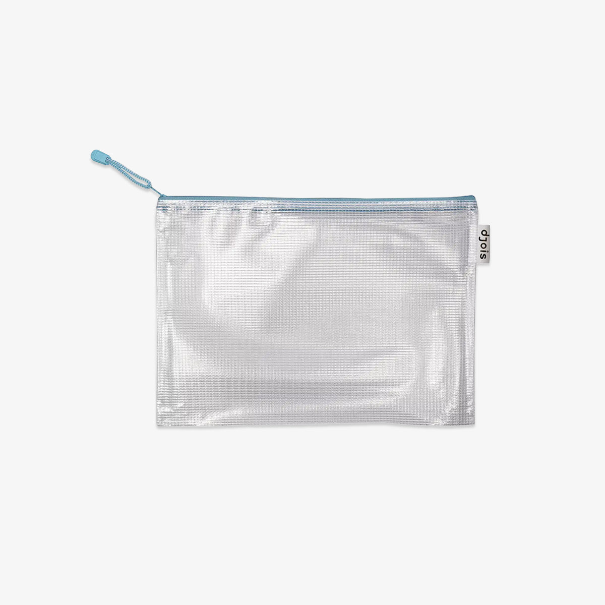 MESH ZIPPER BAG A5 // PASTEL BLUE