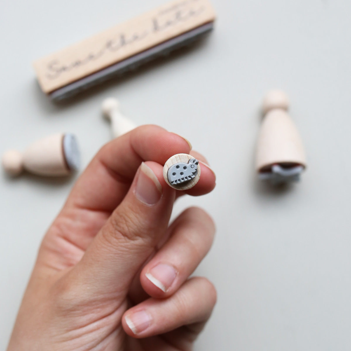 MINI RUBBER STAMP // LADYBUG