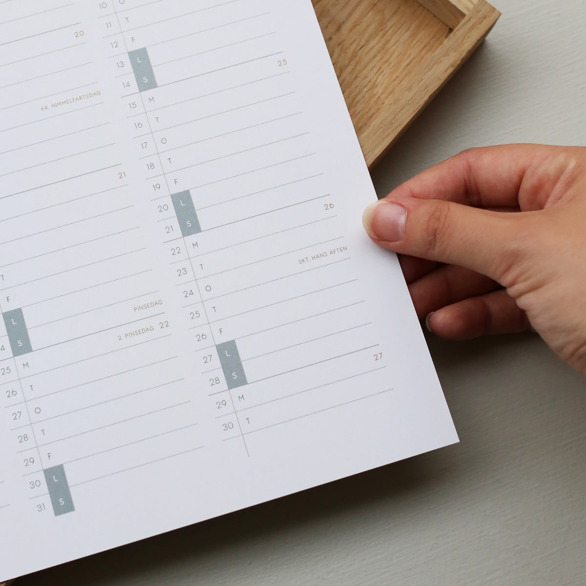 A3 KALENDER 2026 (DANISH)