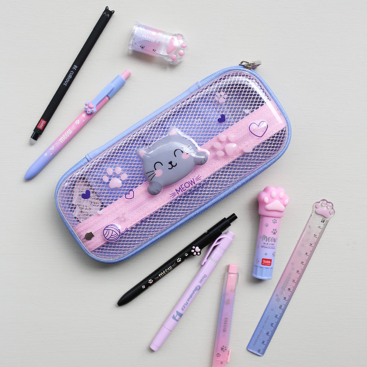 HARDCASE PENCIL CASE // KITTY