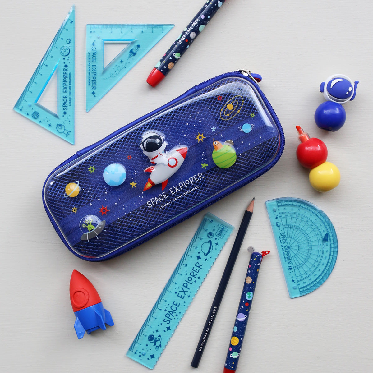 HARDCASE PENCIL CASE // SPACE