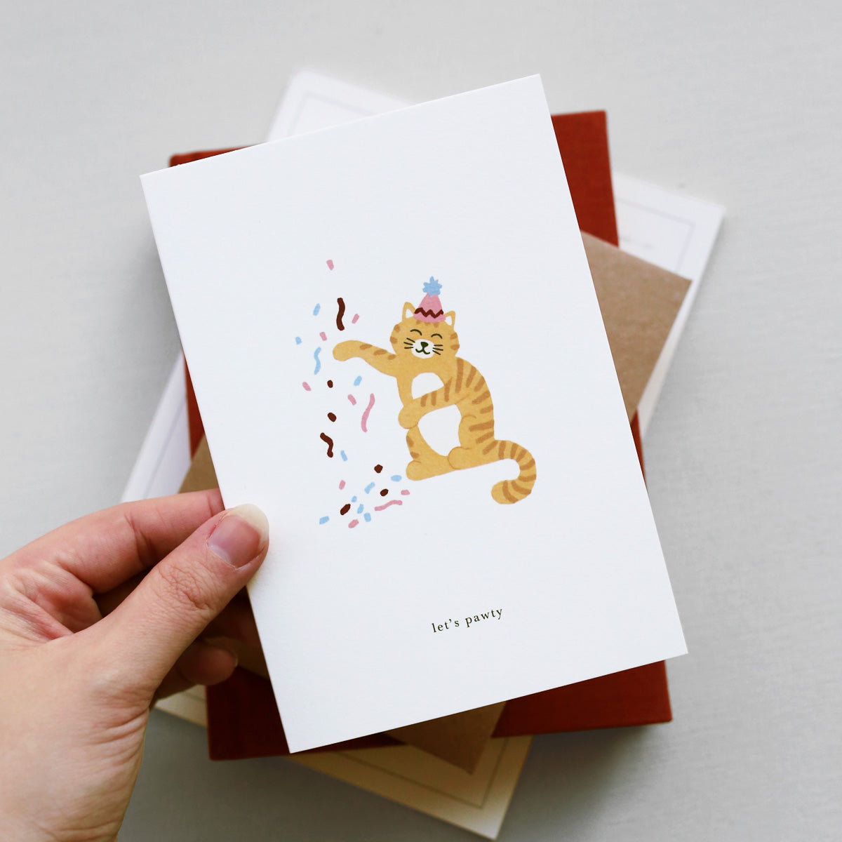 GREETING CARD // CELEBRATION CAT