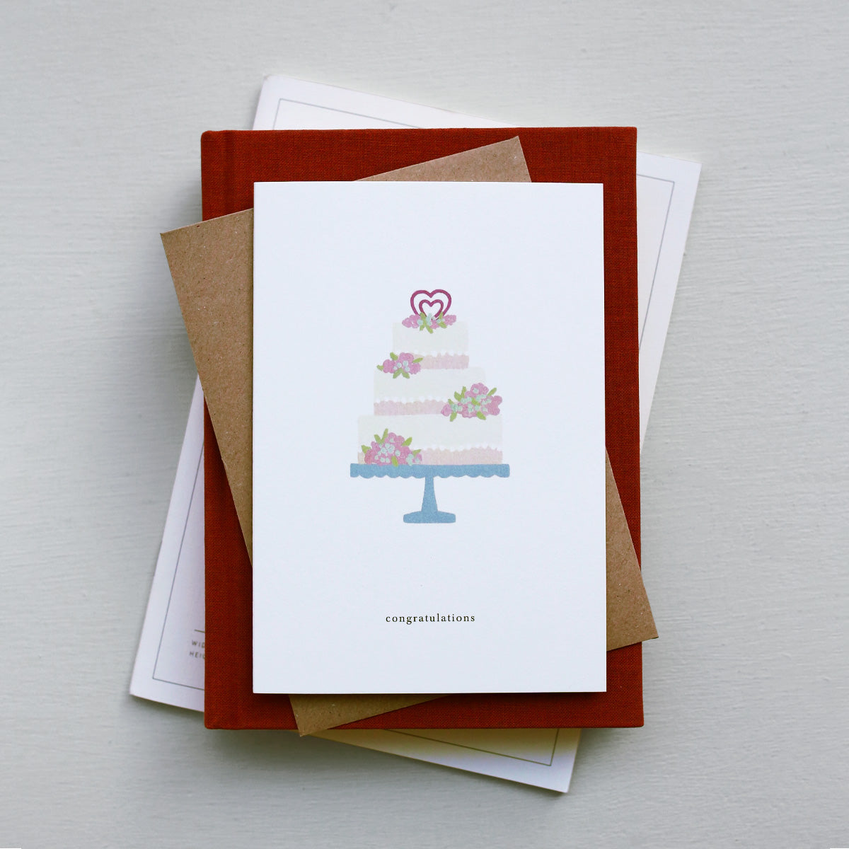 GREETING CARD // WEDDING CAKE