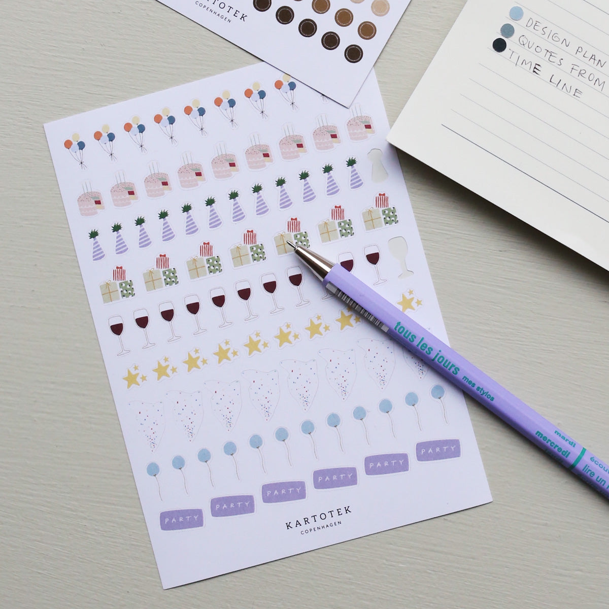 STICKERS // MINI CELEBRATION ICONS