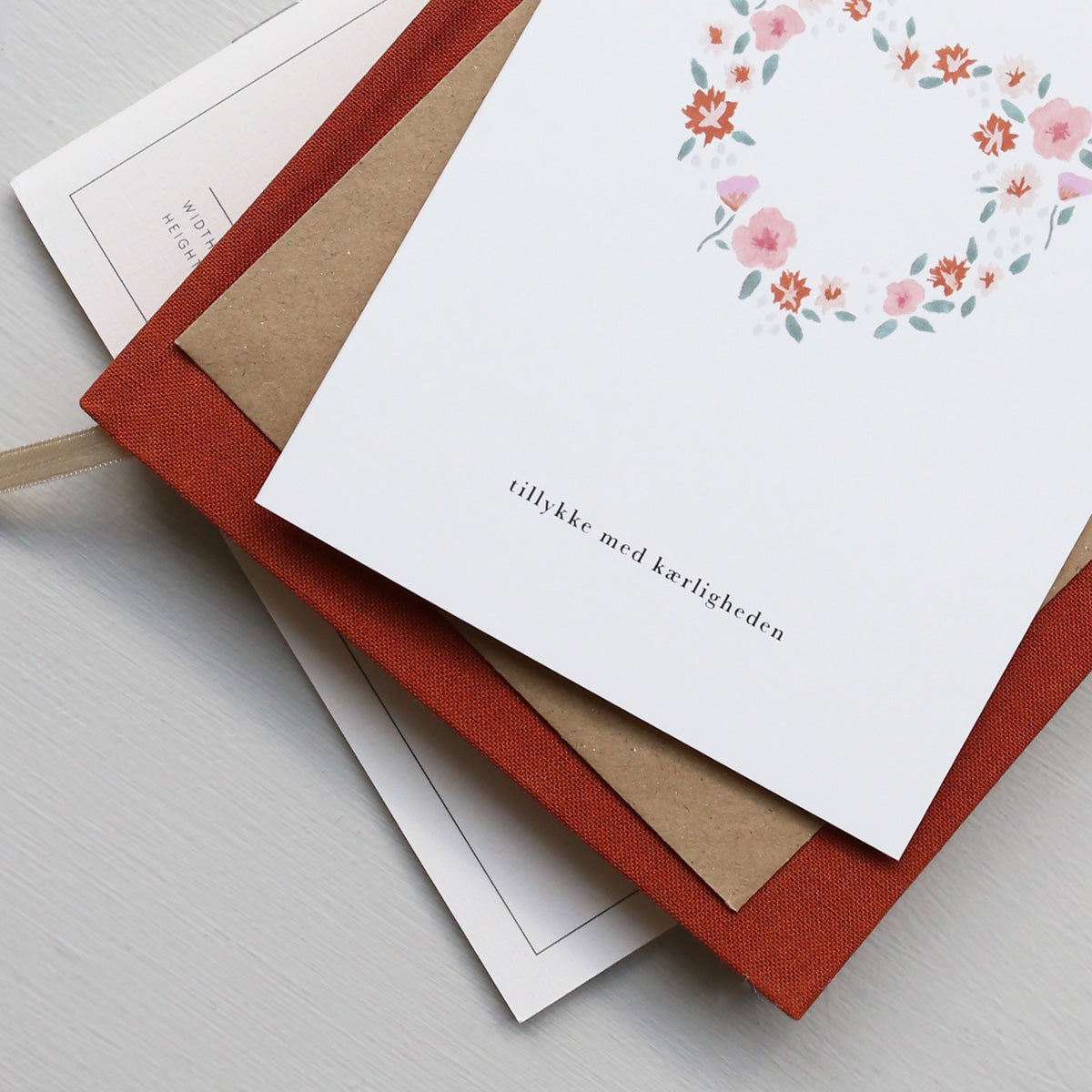 GREETING CARD // KÆRLIGHEDSKRANS (DANISH)
