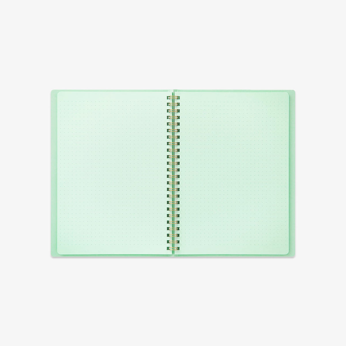 A5 RING NOTEBOOK W. DOT GRID // GREEN
