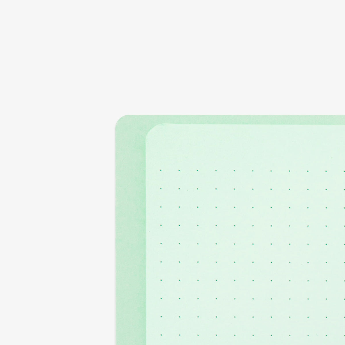 A5 RING NOTEBOOK W. DOT GRID // GREEN