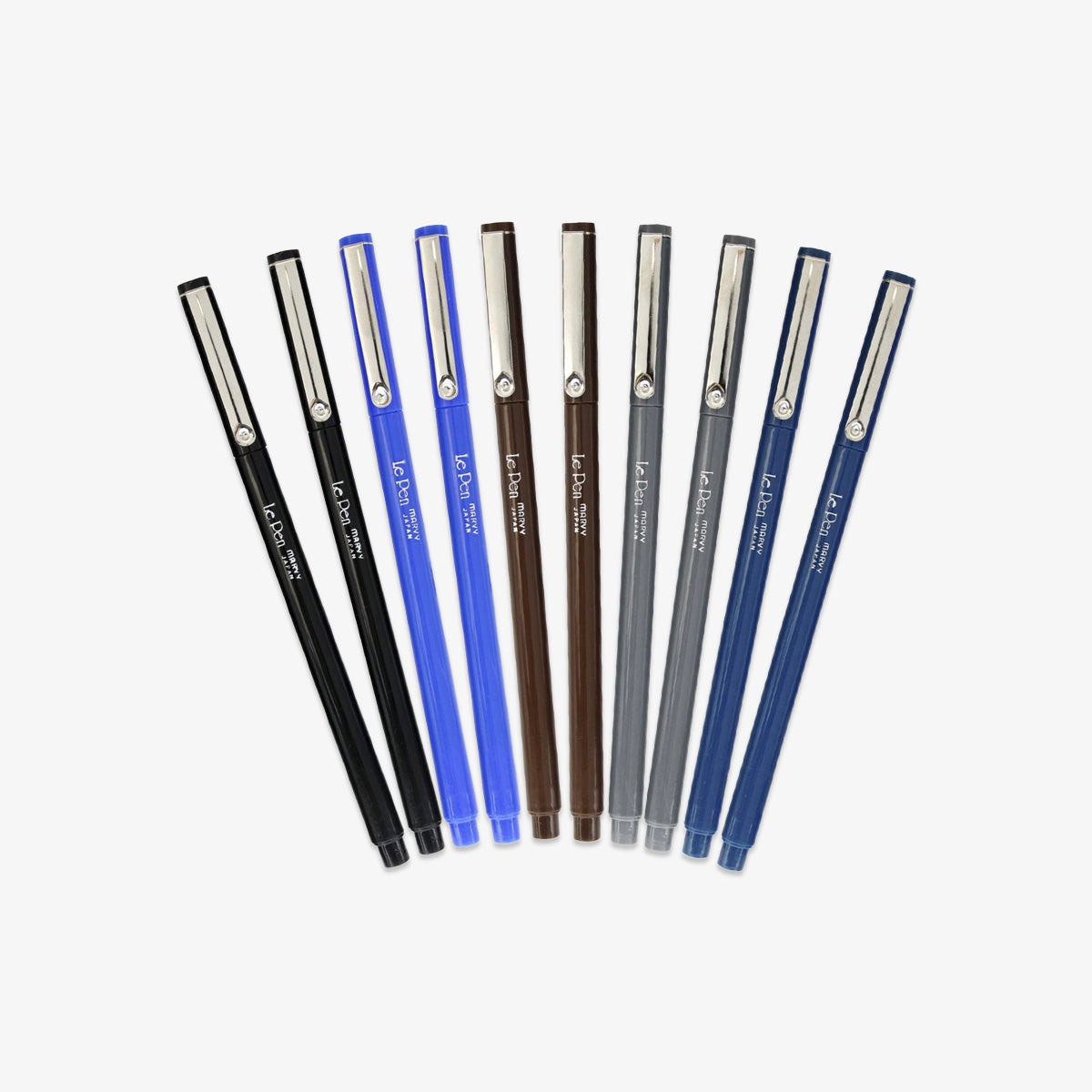 LE PEN SET 10 PCS // EARTH TONE