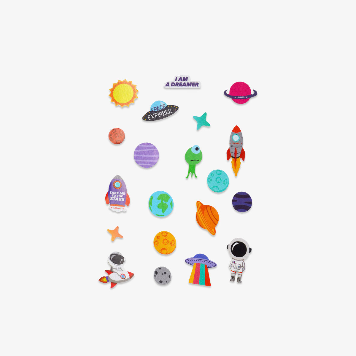 REFLECTIVE STICKERS // SPACE