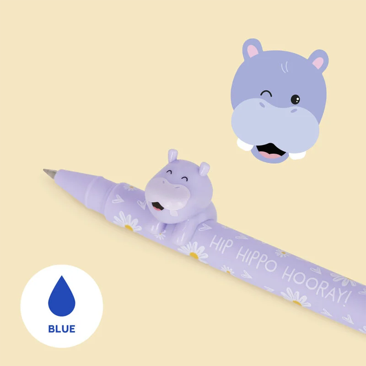 LOVELY FRIENDS GEL PEN // HIPPO