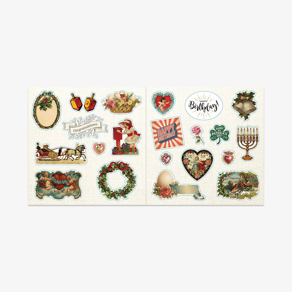 STICKER BOOK // LOADS OF EPHEMERA