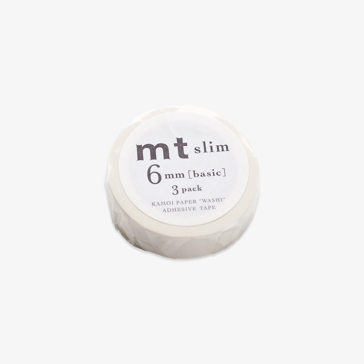 MT MASKING TAPE SLIM 3 PACK // MATTE WHITE