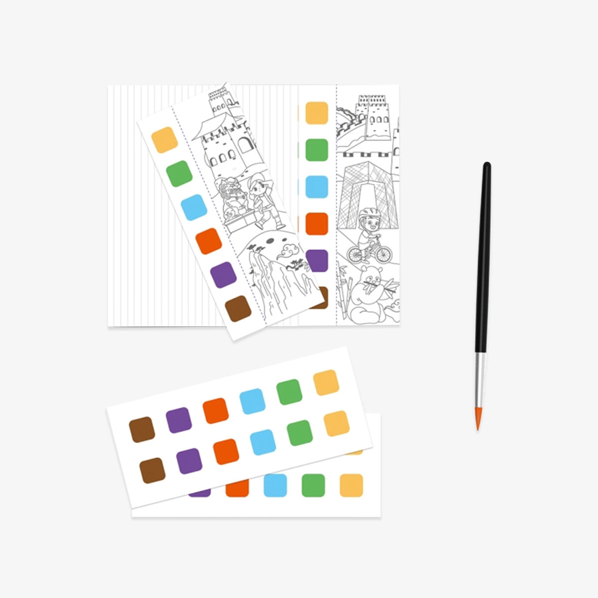 POCKET WATERCOLOUR PAINTING BOOK // TRAVEL THE WORLD