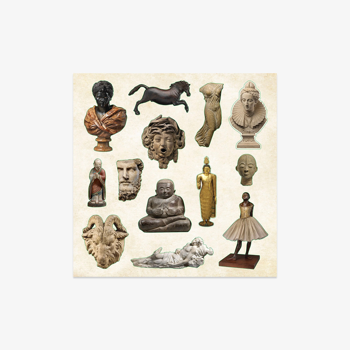 STICKER BOOK // MUSEUM TREASURES