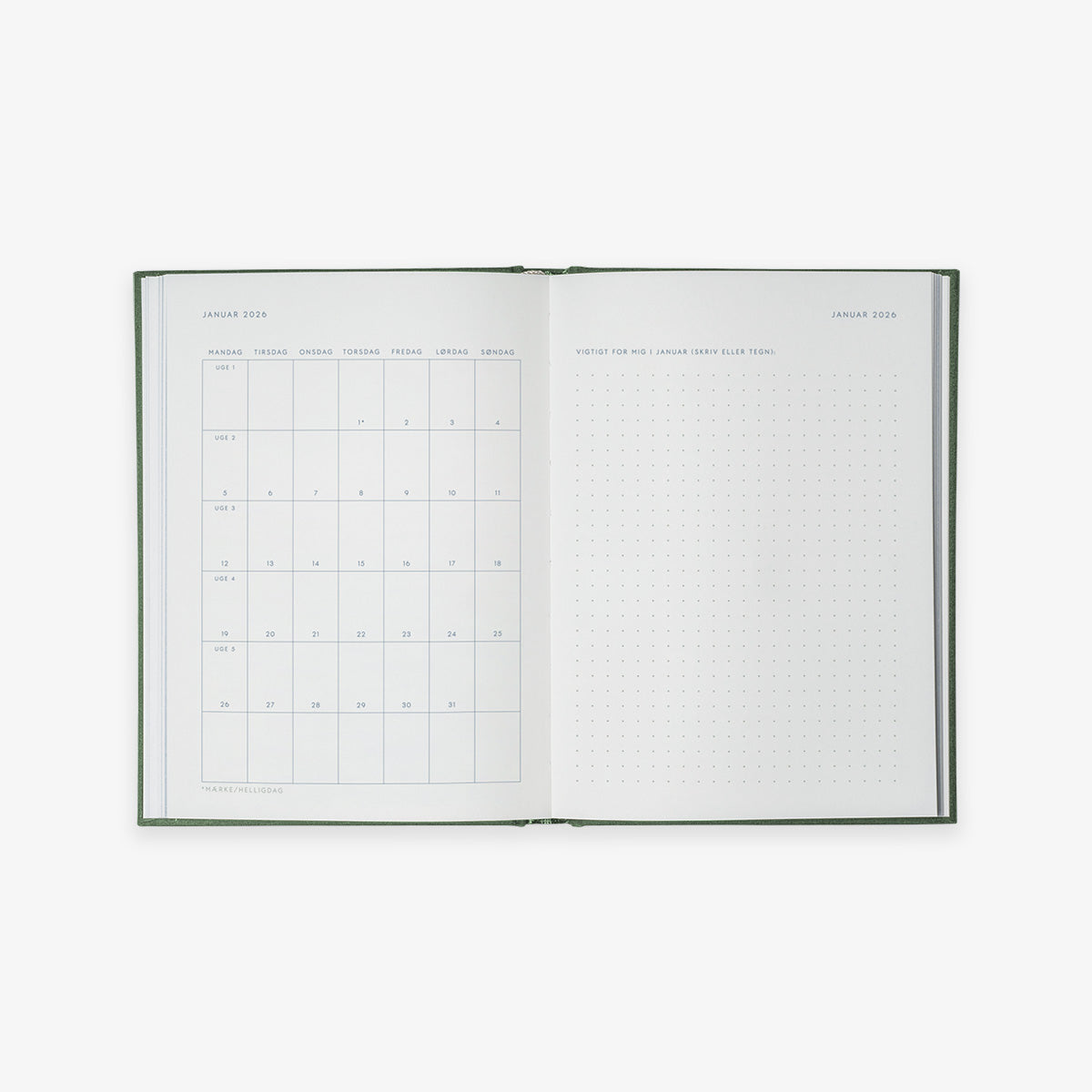 KALENDERBOG 2026 // DANISH