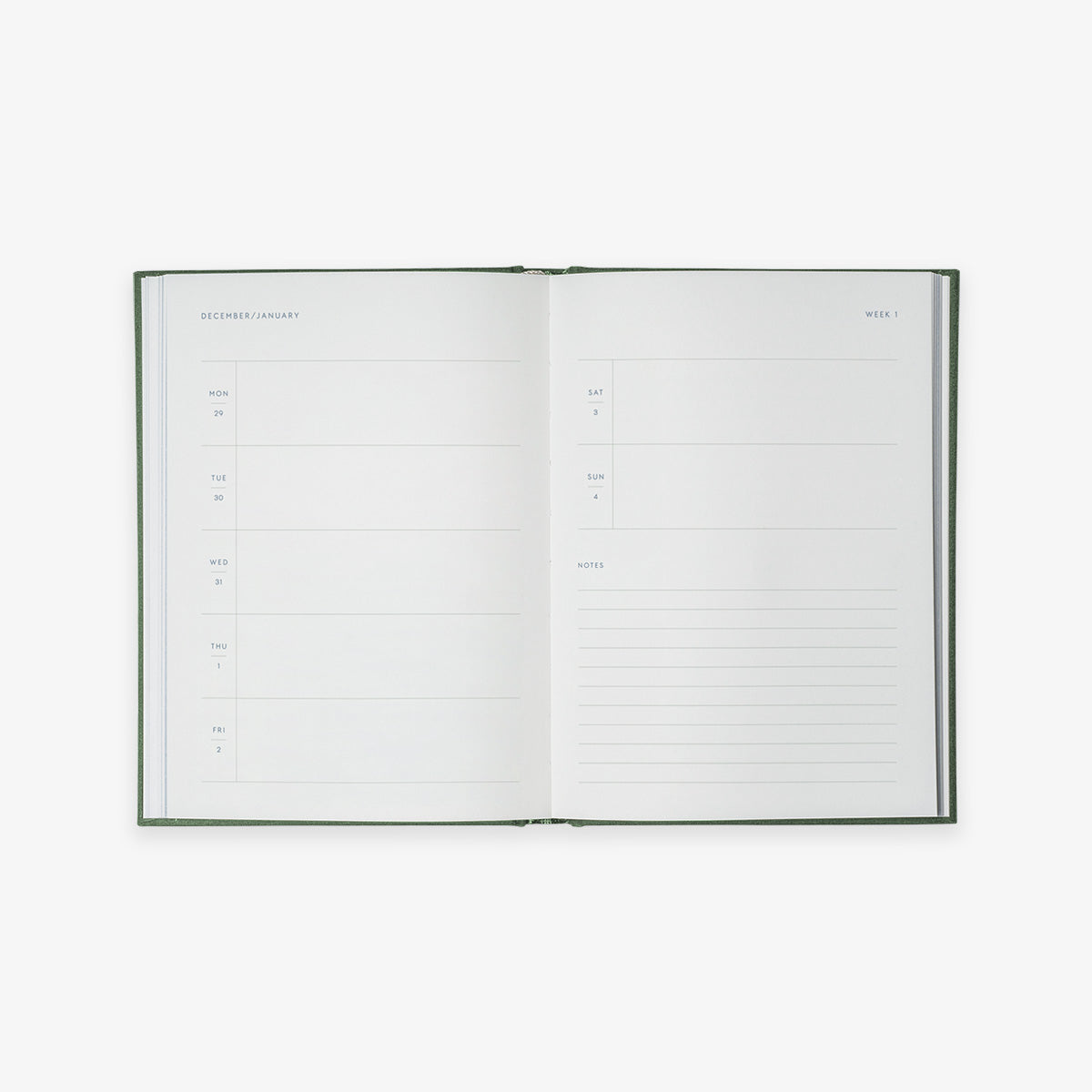 NOTEBOOK CALENDAR 2026 // ENGLISH