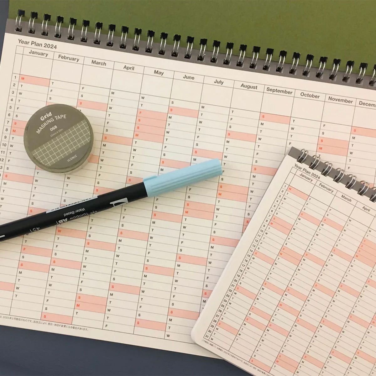 NOTEBOOK CALENDAR 2026 M // KHAKI