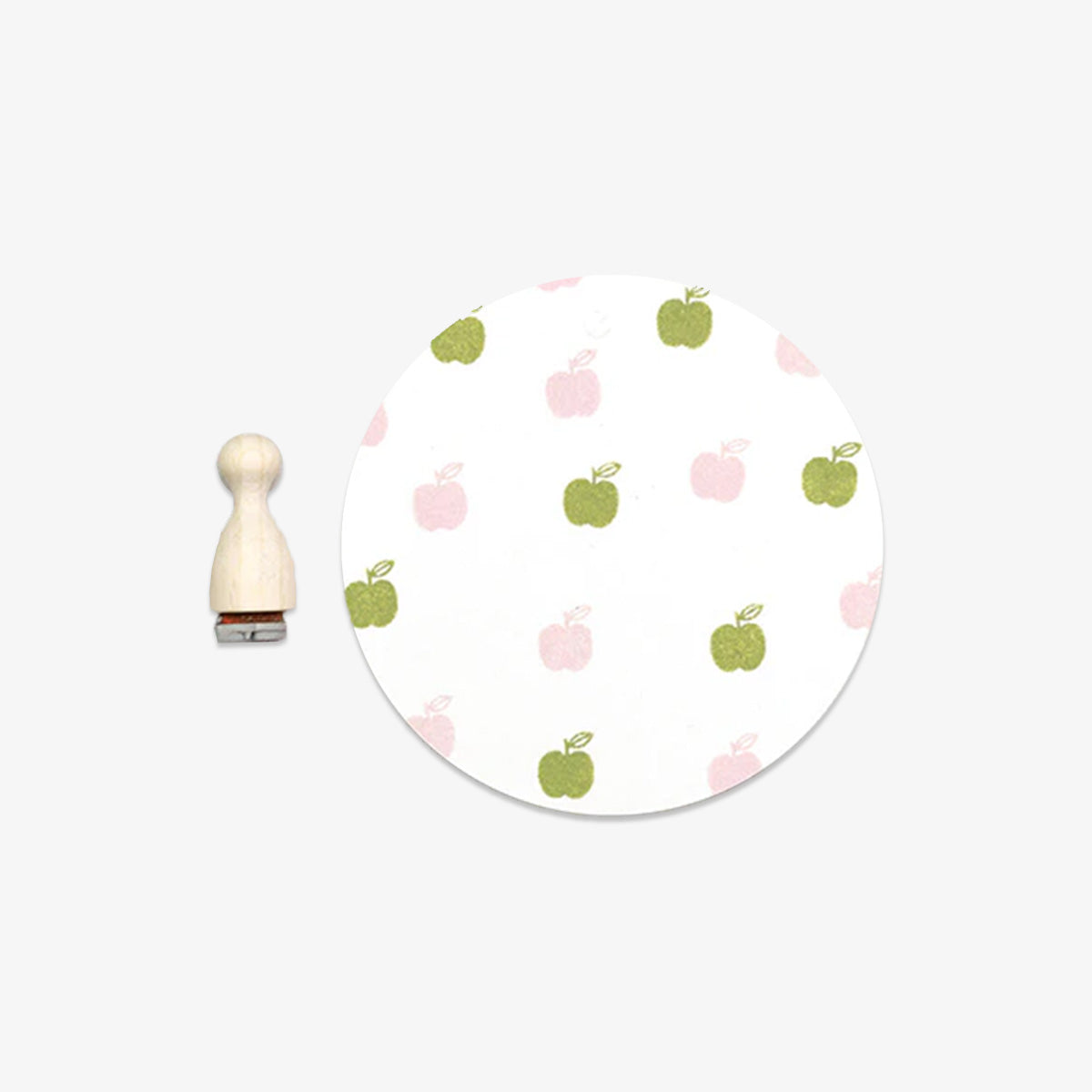 MINI RUBBER STAMP // APPLE