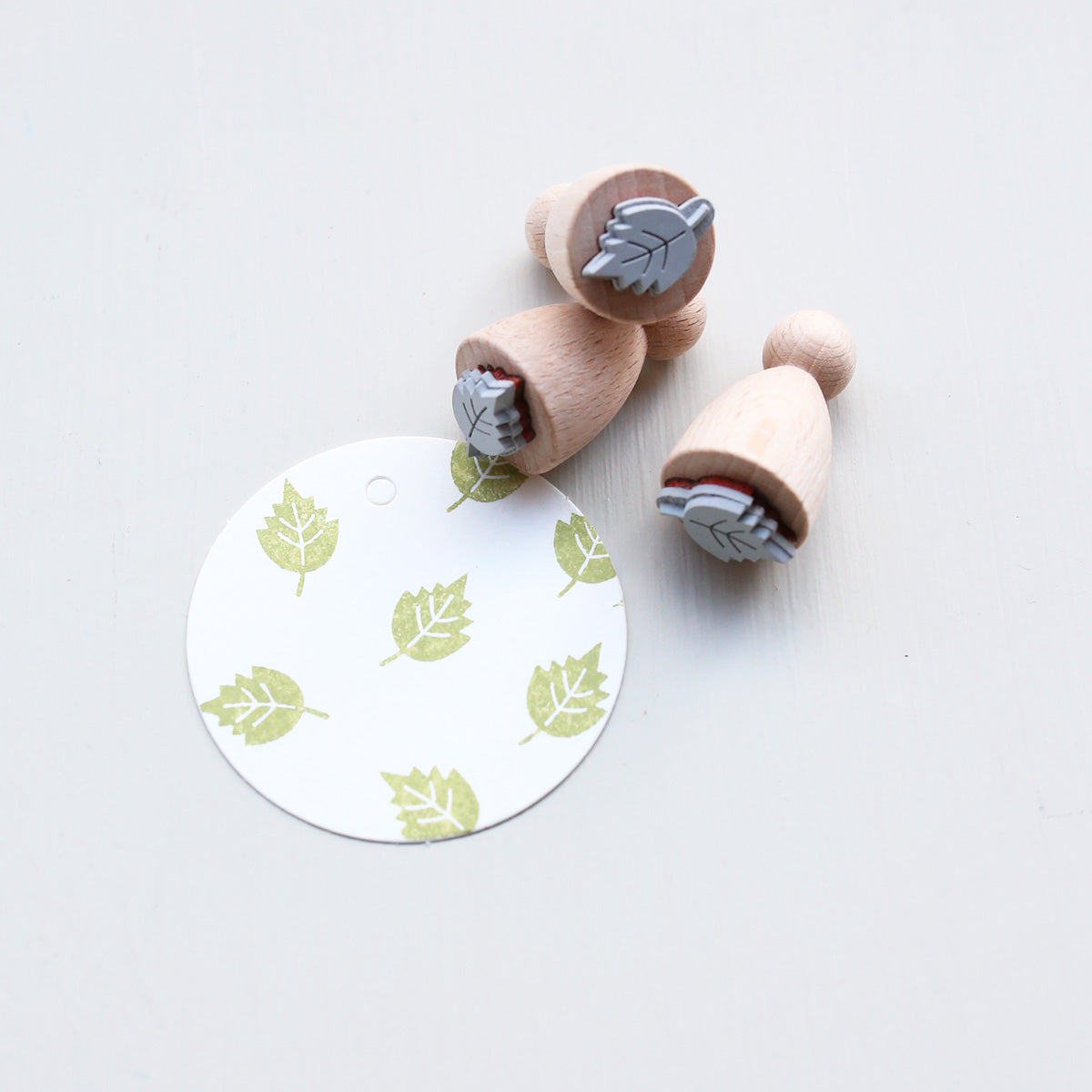 RUBBER STAMP // BIRCH LEAF