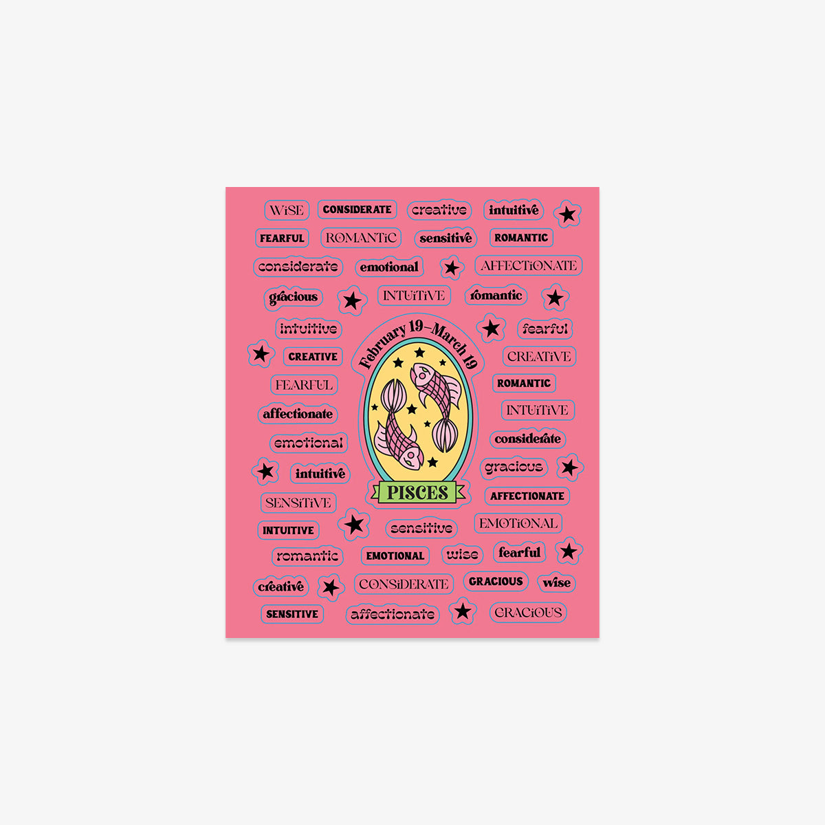 STICKER BOOK // SO. MANY. ASTROLOGY STICKERS.