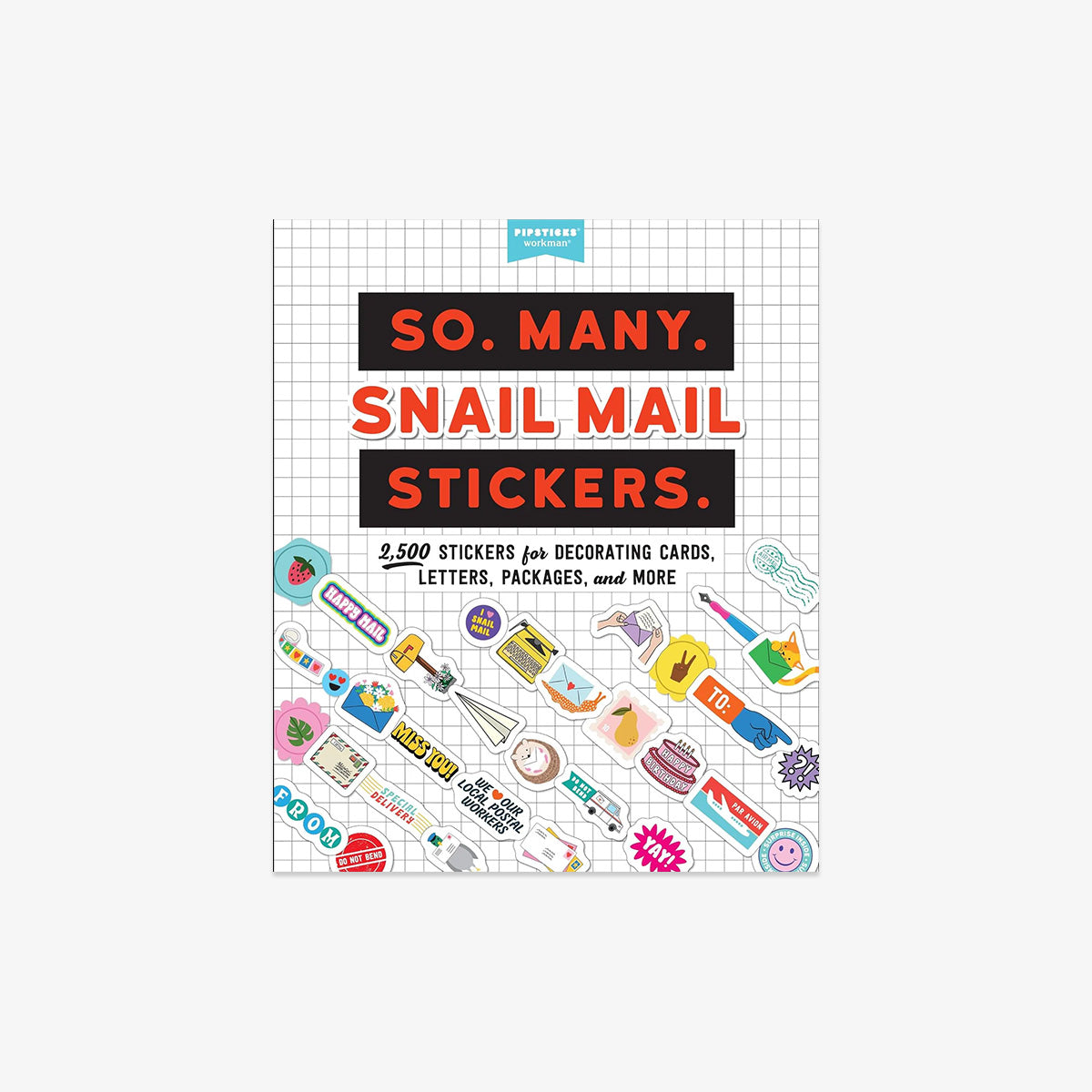 STICKER BOOK // SO. MANY. SNAIL MAIL STICKERS.