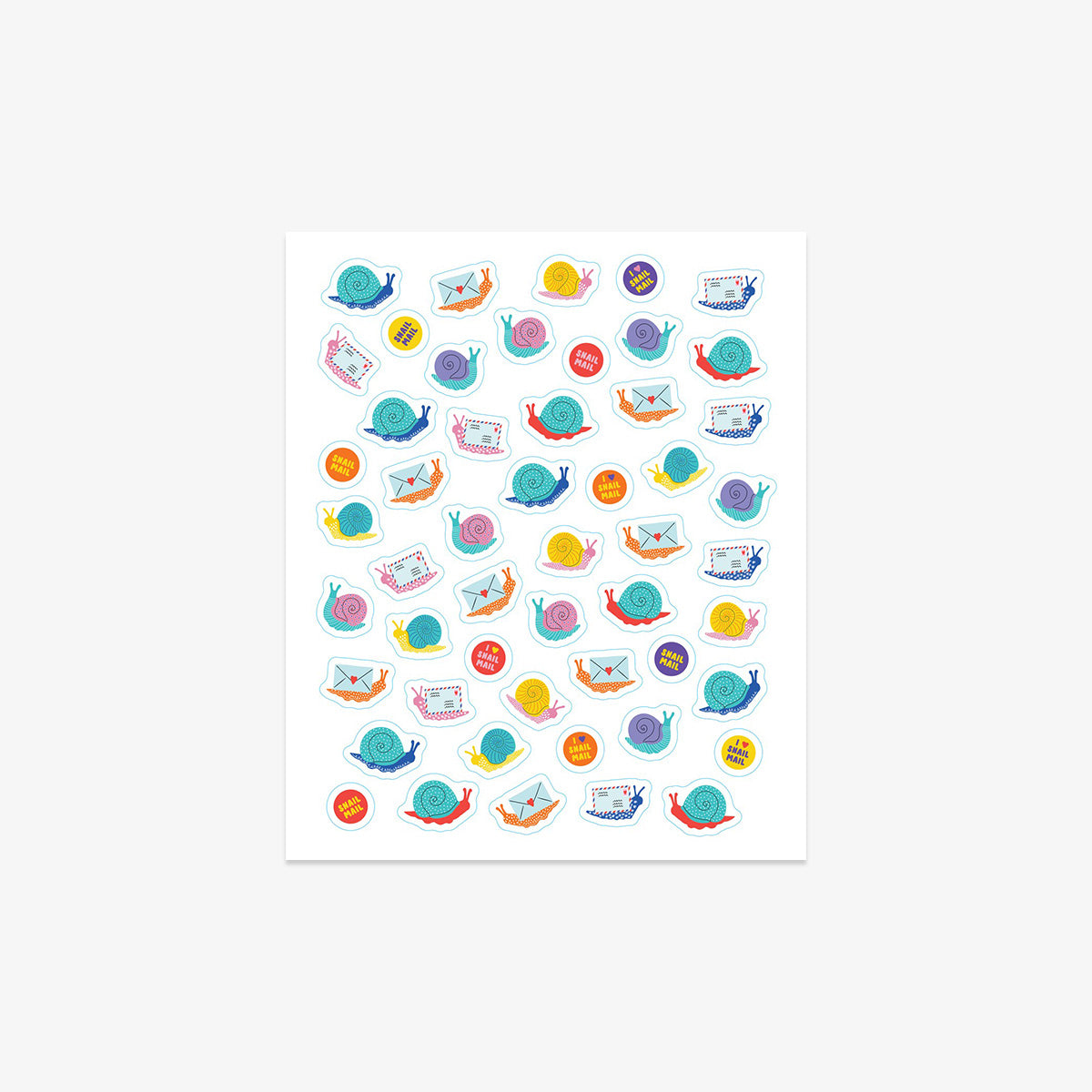 STICKER BOOK // SO. MANY. SNAIL MAIL STICKERS.