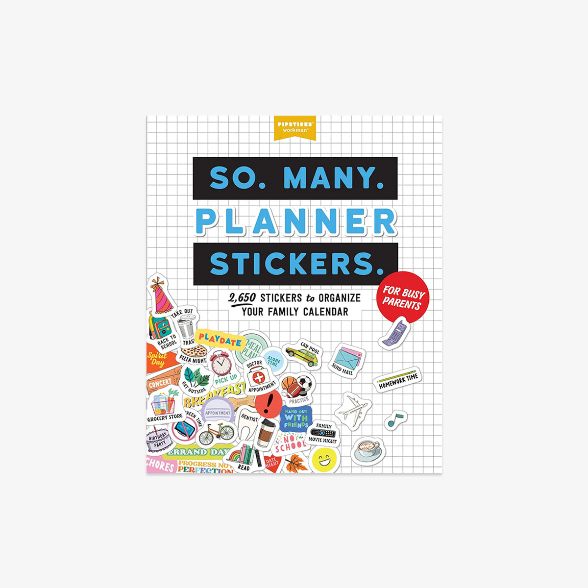 STICKER BOOK // SO. MANY. PLANNER STICKERS PARENTS EDITION