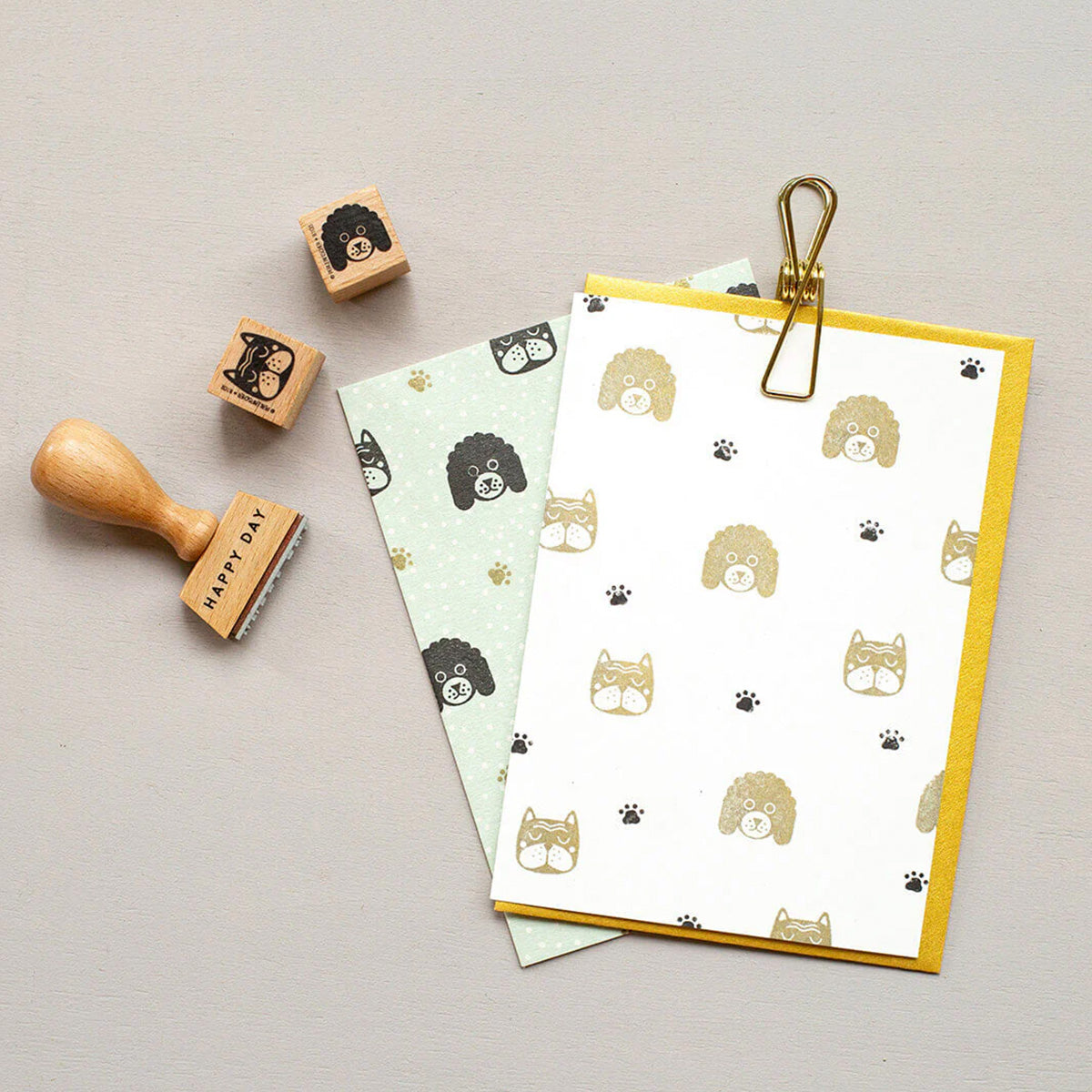 MINI RUBBER STAMP // PAW