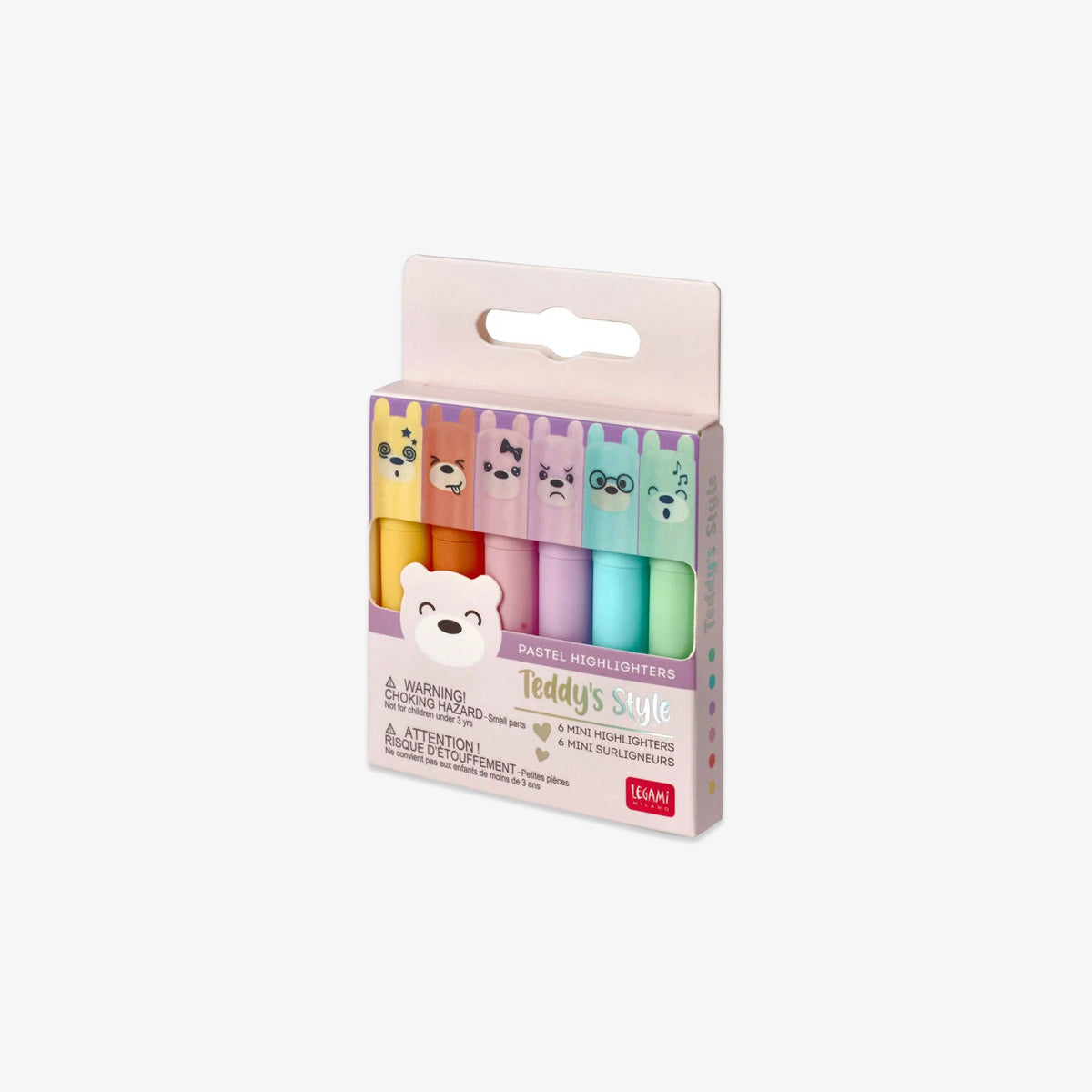 TEDDY'S STYLE MINI HIGHLIGHTERS // SET OF 6
