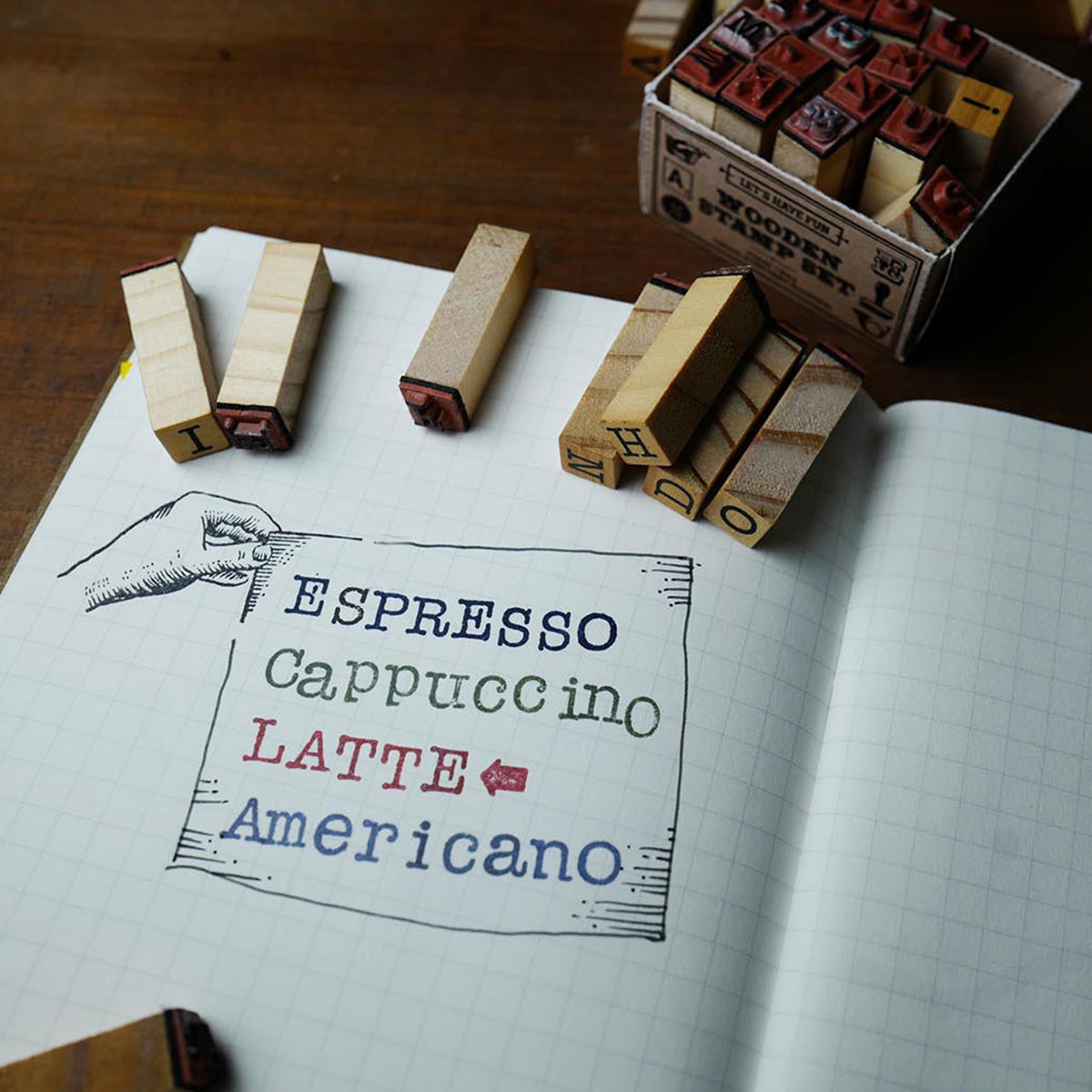 TOOLS TO LIVEBY STAMP SET // UPPERCASE LETTERS