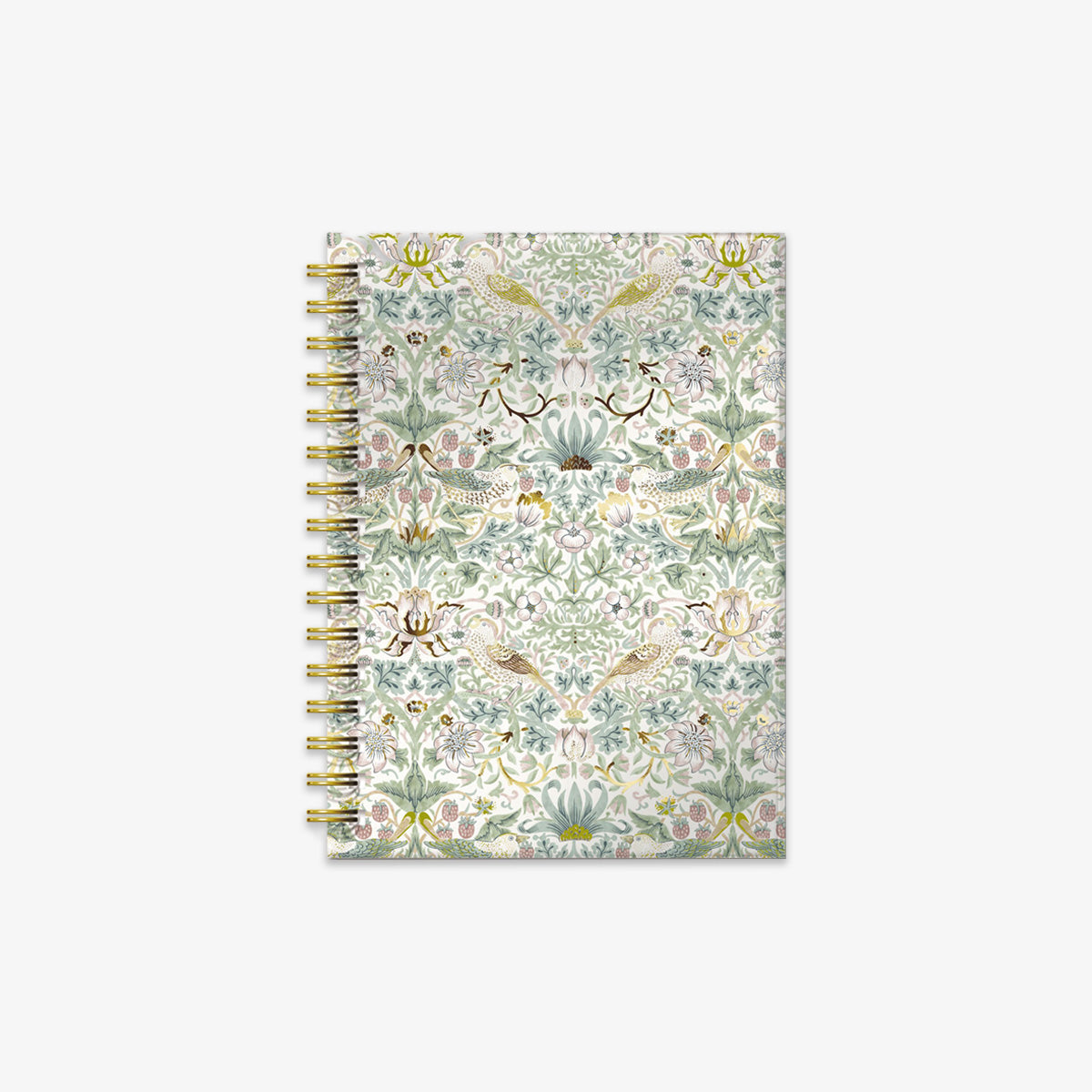 WILLIAM MORRIS SPIRAL-BOUND NOTEBOOK B5 // STRAWBERRY THIEF