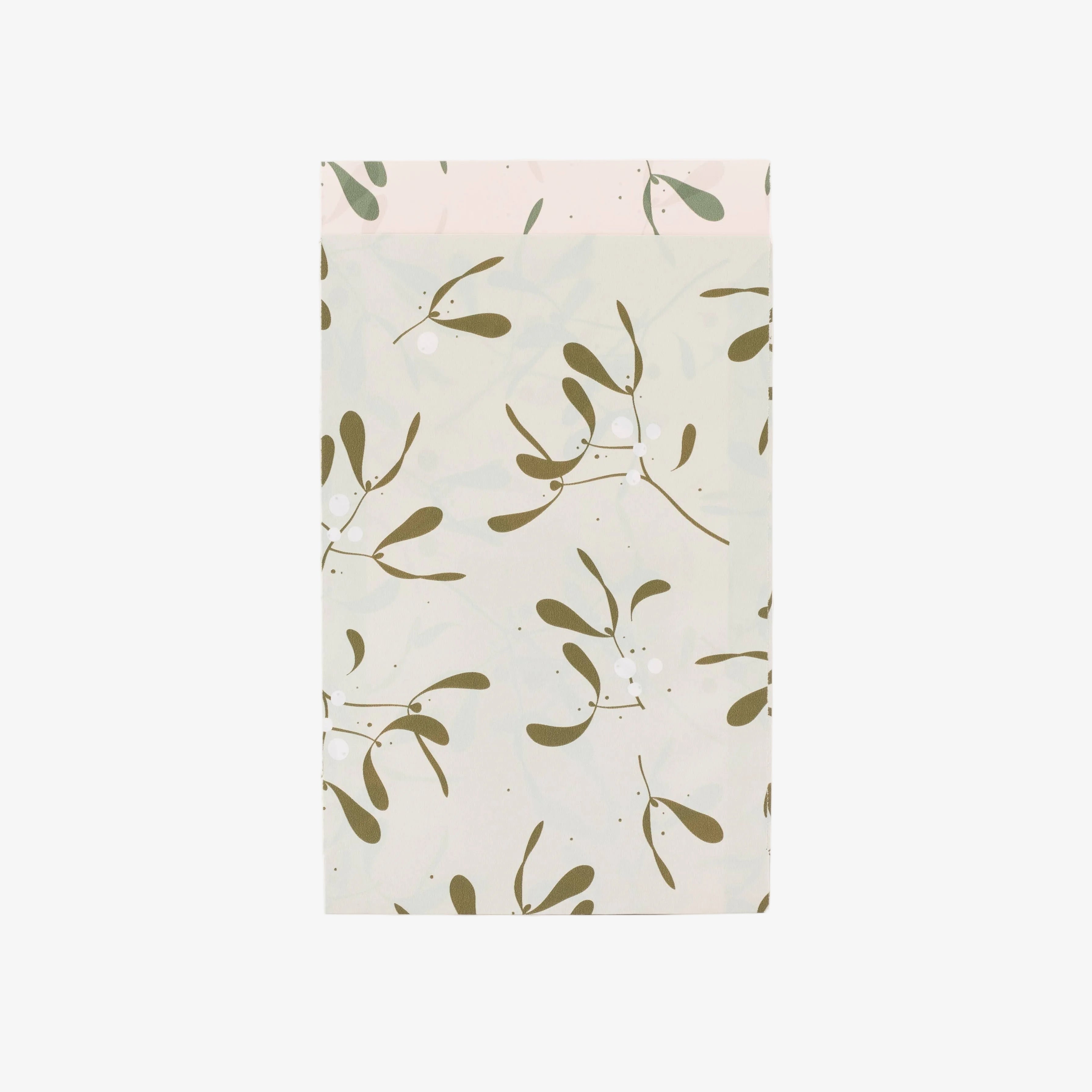 GIFT BAG SMALL // SAGE GREEN MISTLETOE