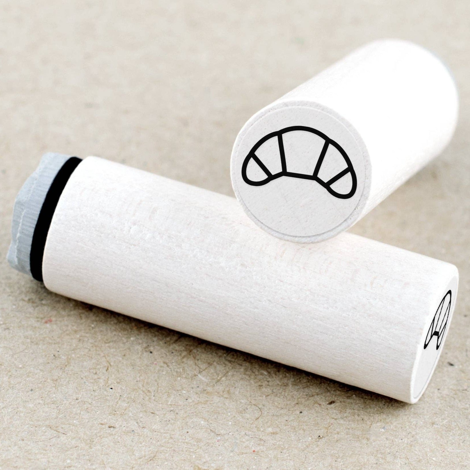 MINI RUBBER STAMP // CROISSANT