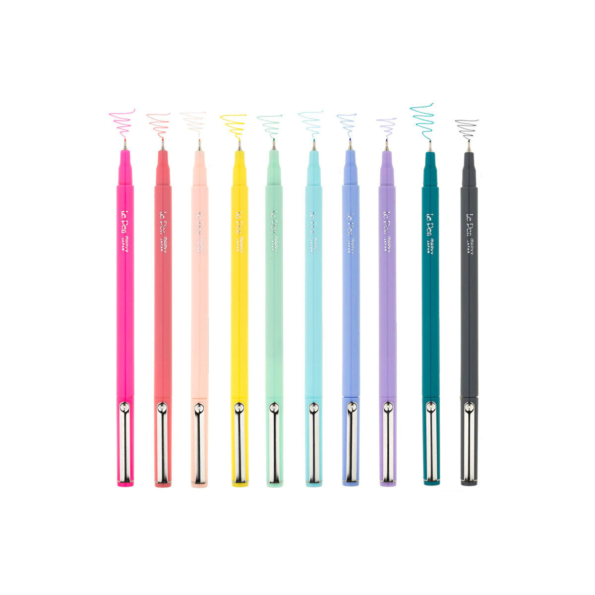 LE PEN SET 10 PCS // PASTEL