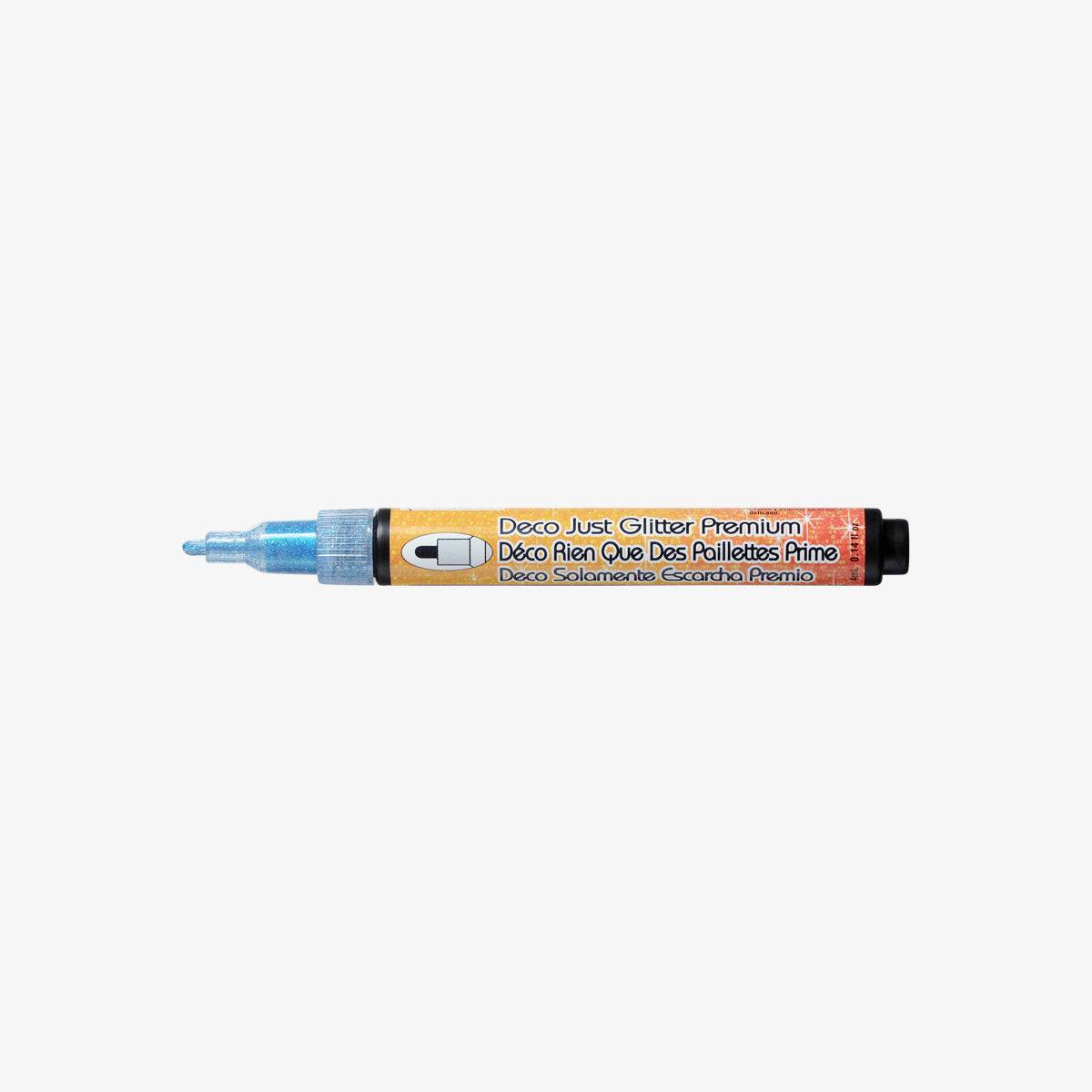 DECO JUST GLITTER PREMIUM FABRIC MARKER // BLUE