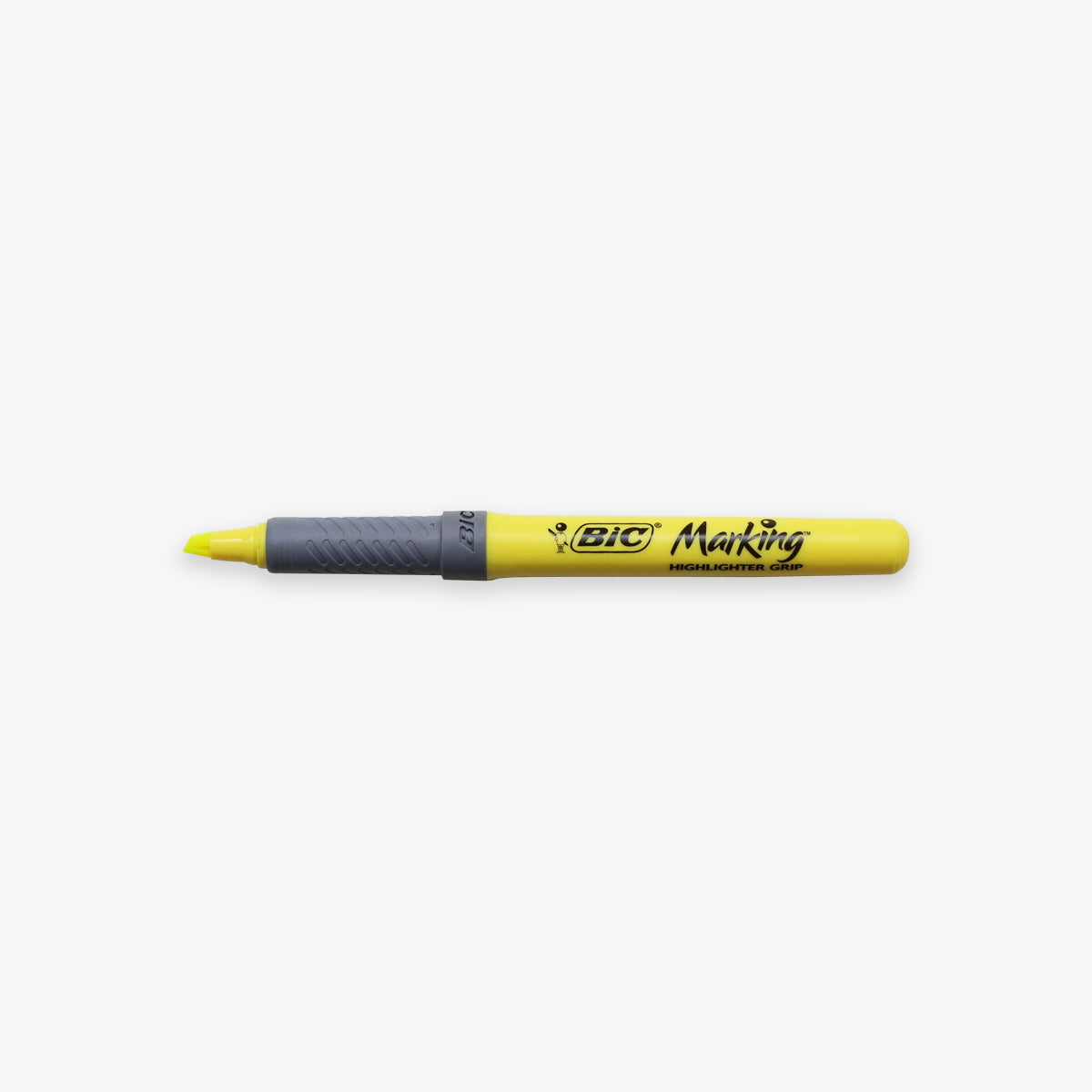 BIC HIGHLIGHTER GRIP PEN // YELLOW