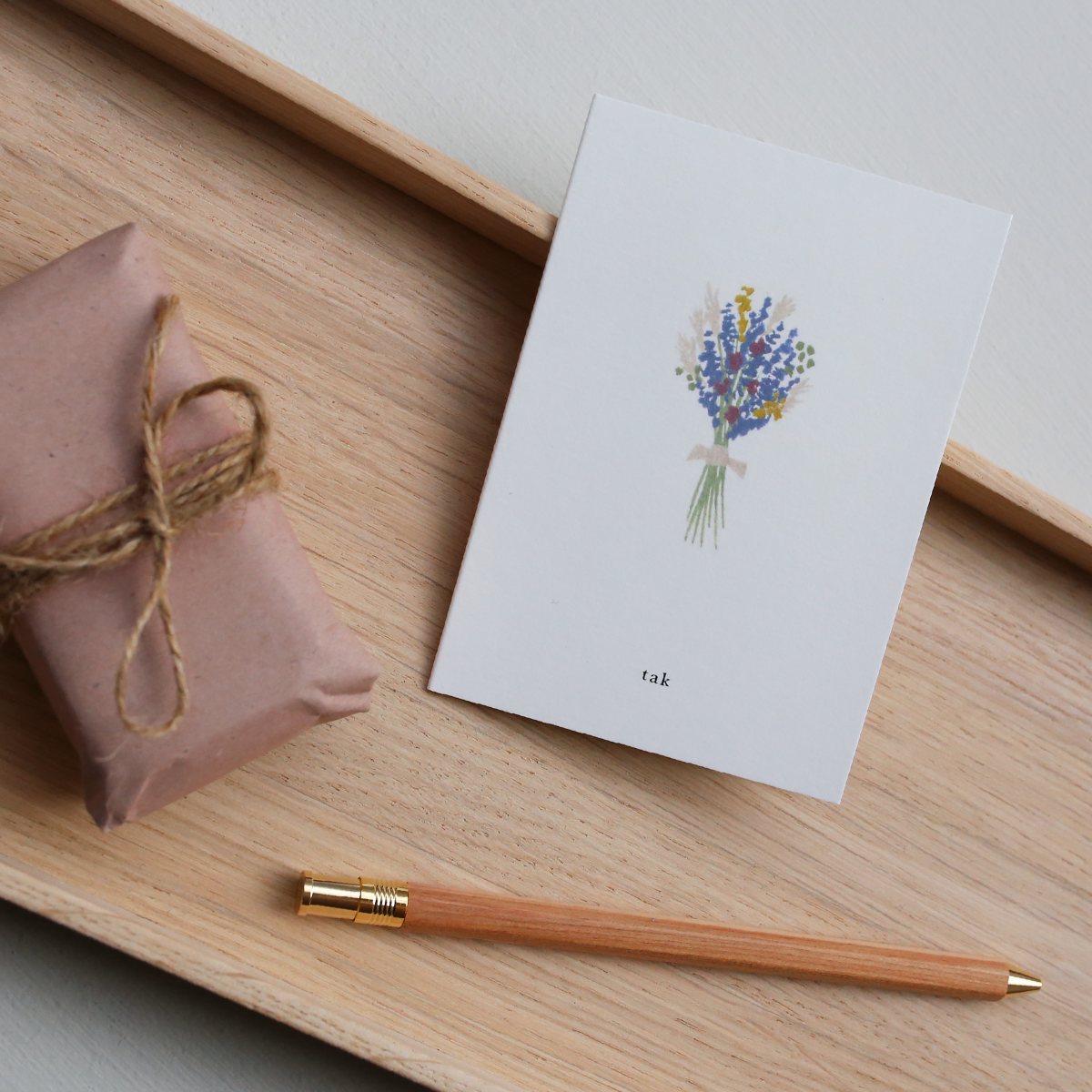 SMALL GREETING CARD // BUKET (DANISH)
