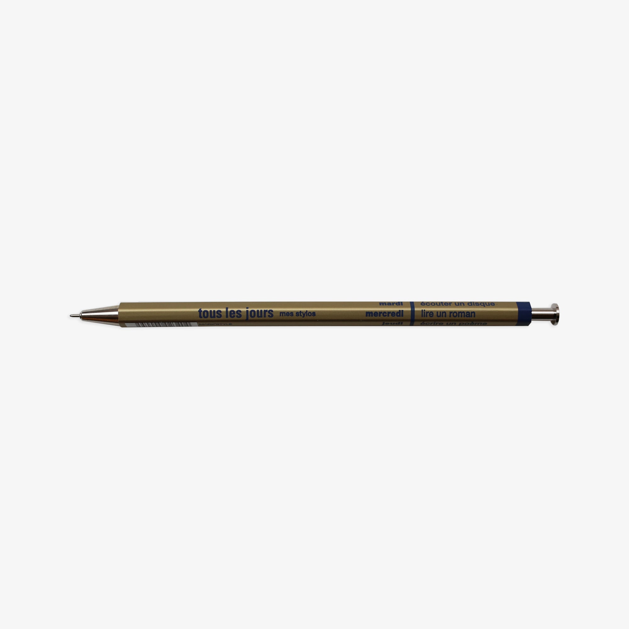 DAYS BALLPOINT PEN 0.5mm // GOLD