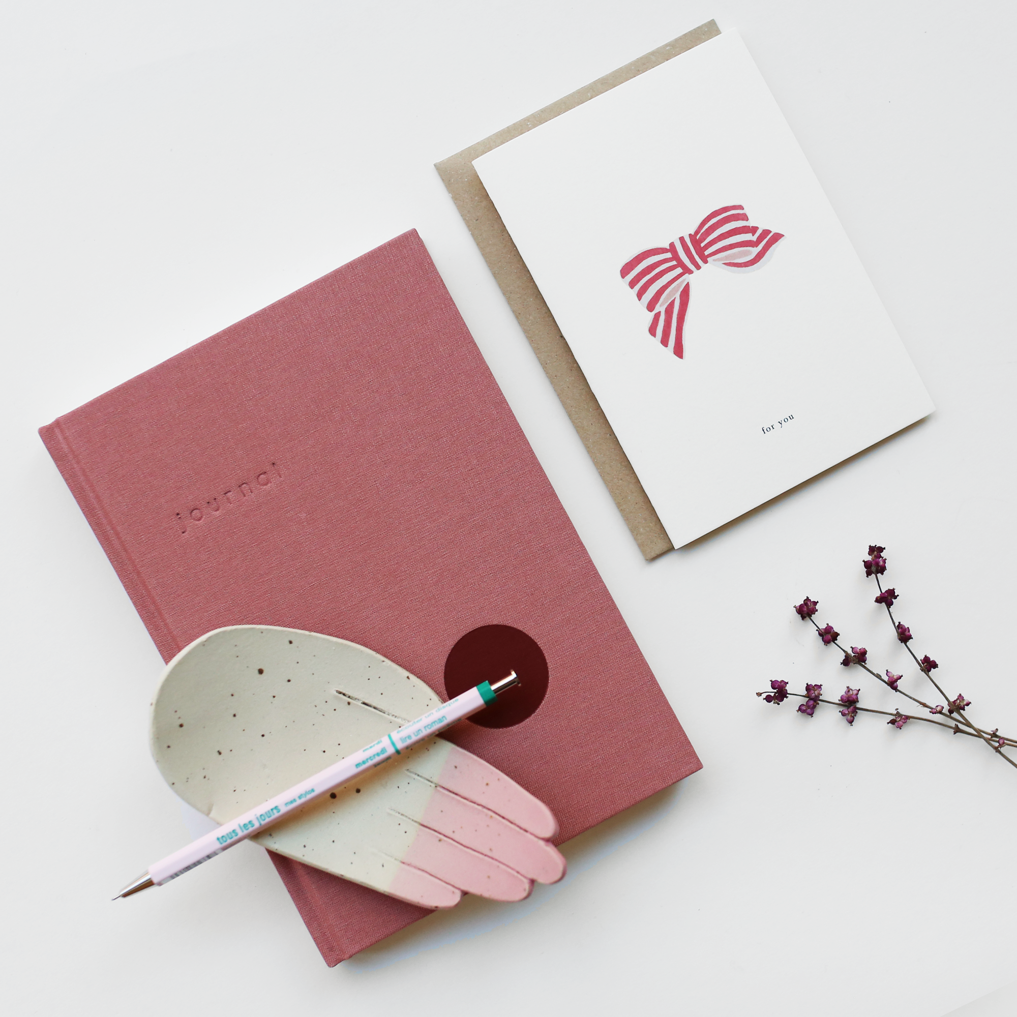 DAYS BALLPOINT PEN 0.5mm // LIGHT PINK