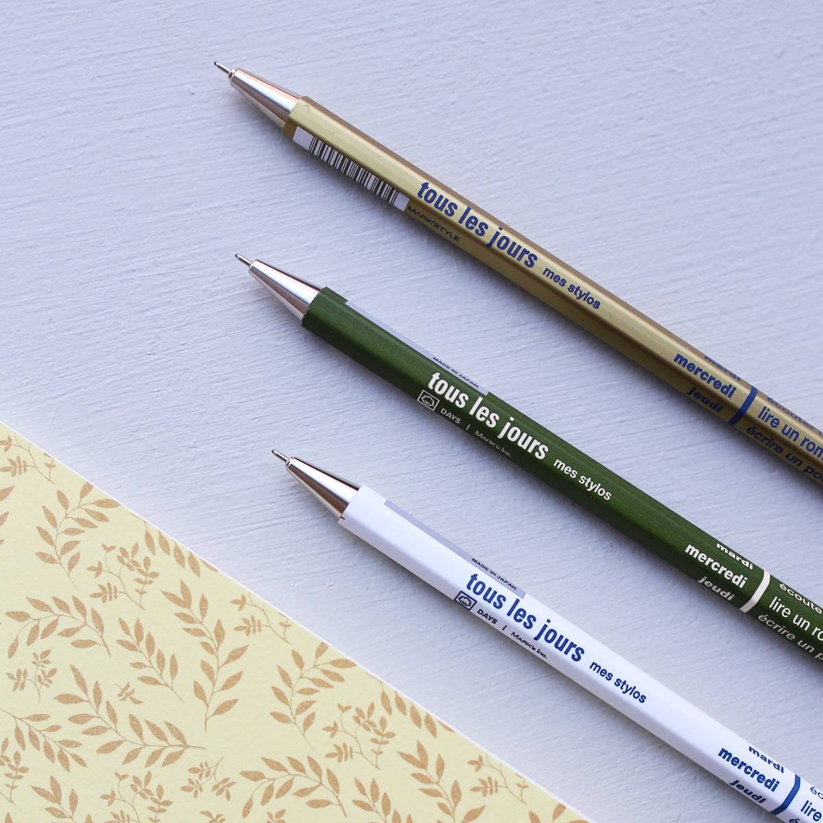 DAYS BALLPOINT PEN 0.5mm // WHITE