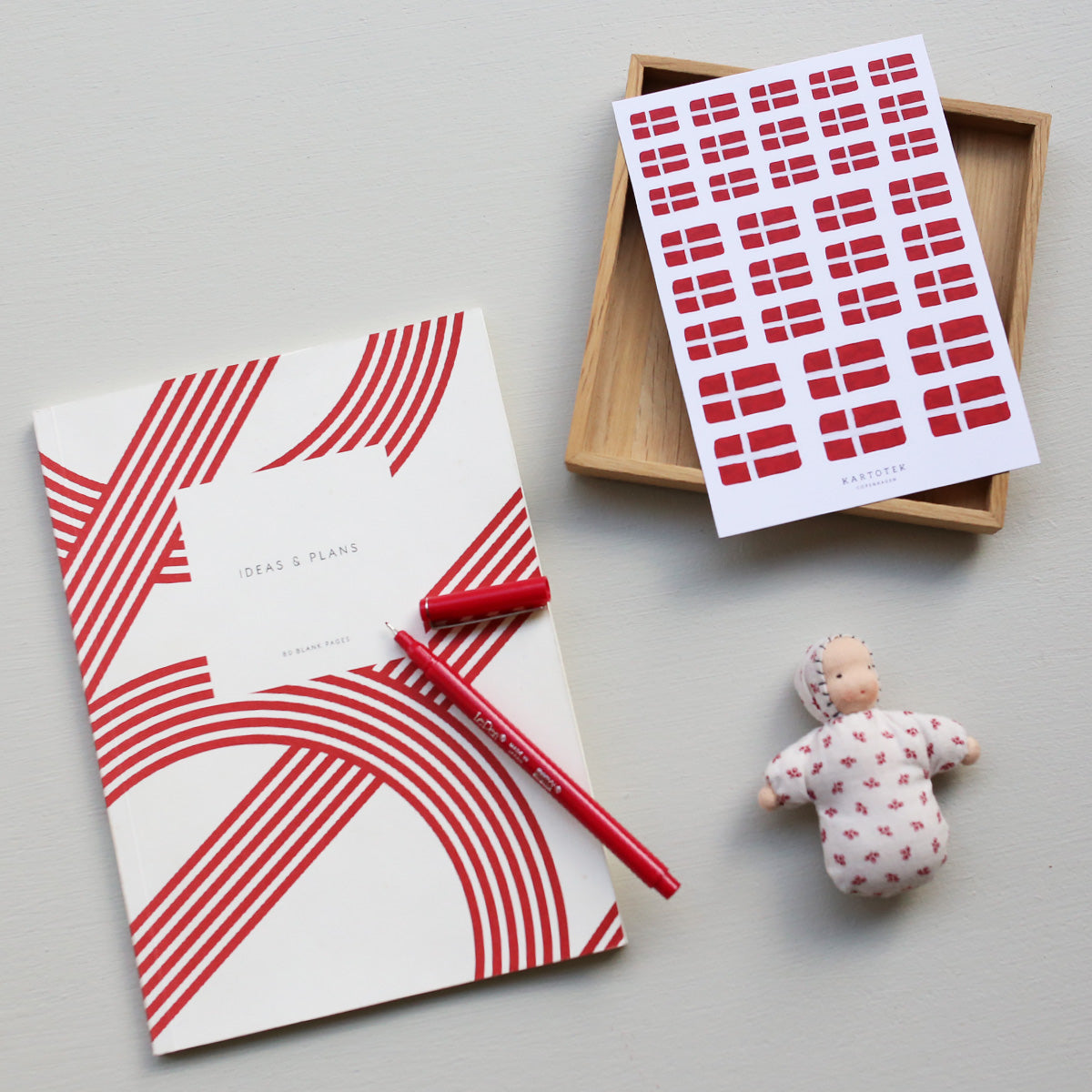 STICKERS // DANISH FLAGS